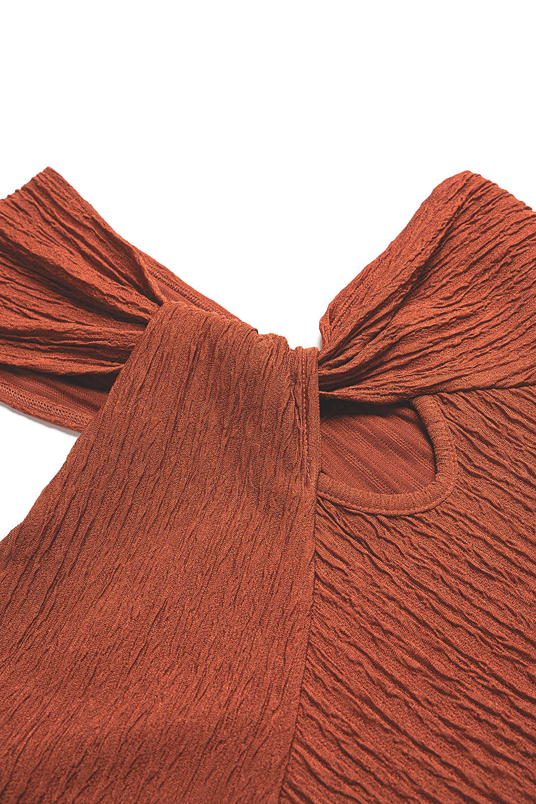 Asymmetrische mouwloze maxijurk met uitsnijding