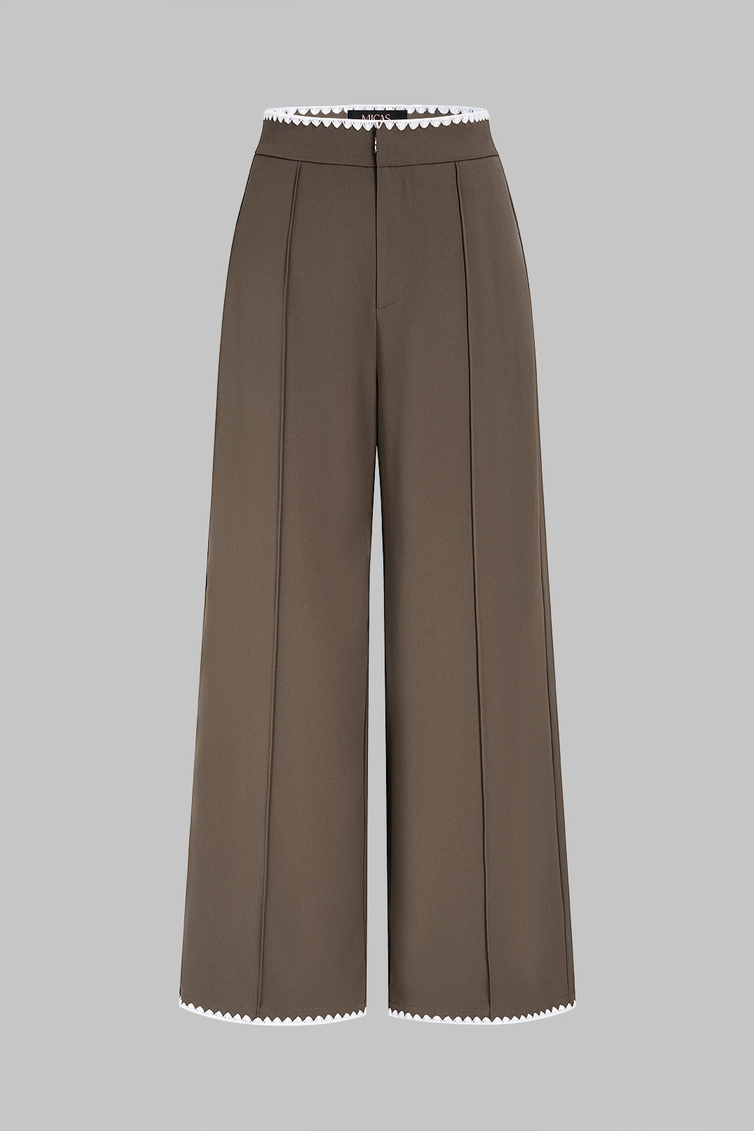 Broek met hoge taille