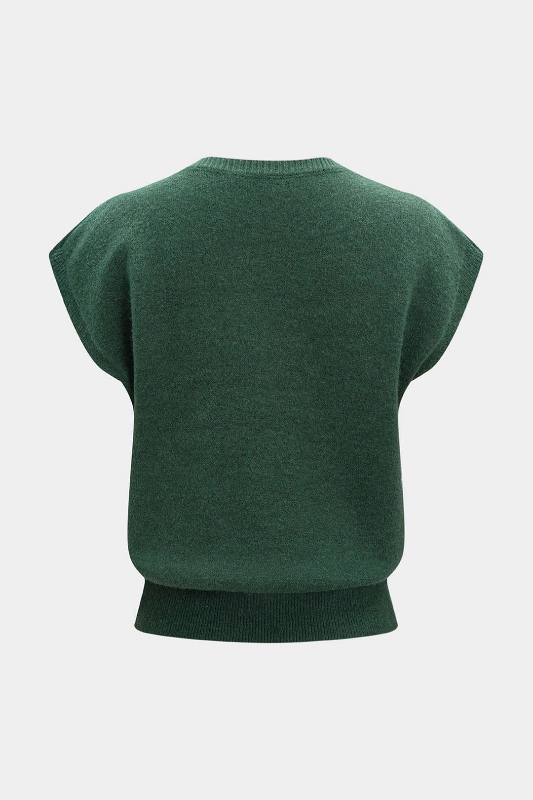 Gebreide tanktop met borduursel
