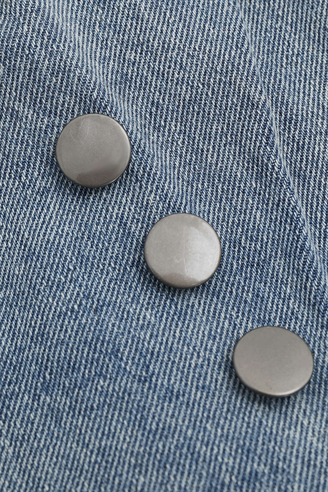 Jeans met rits, hoge taille en rechte pijp