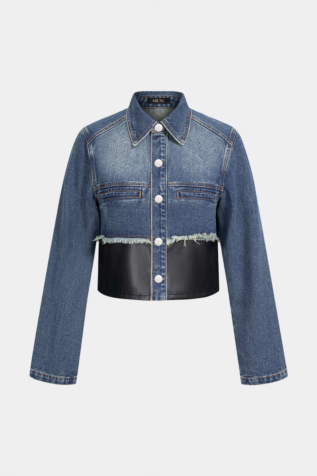 Luna - Denim patchwork jasje