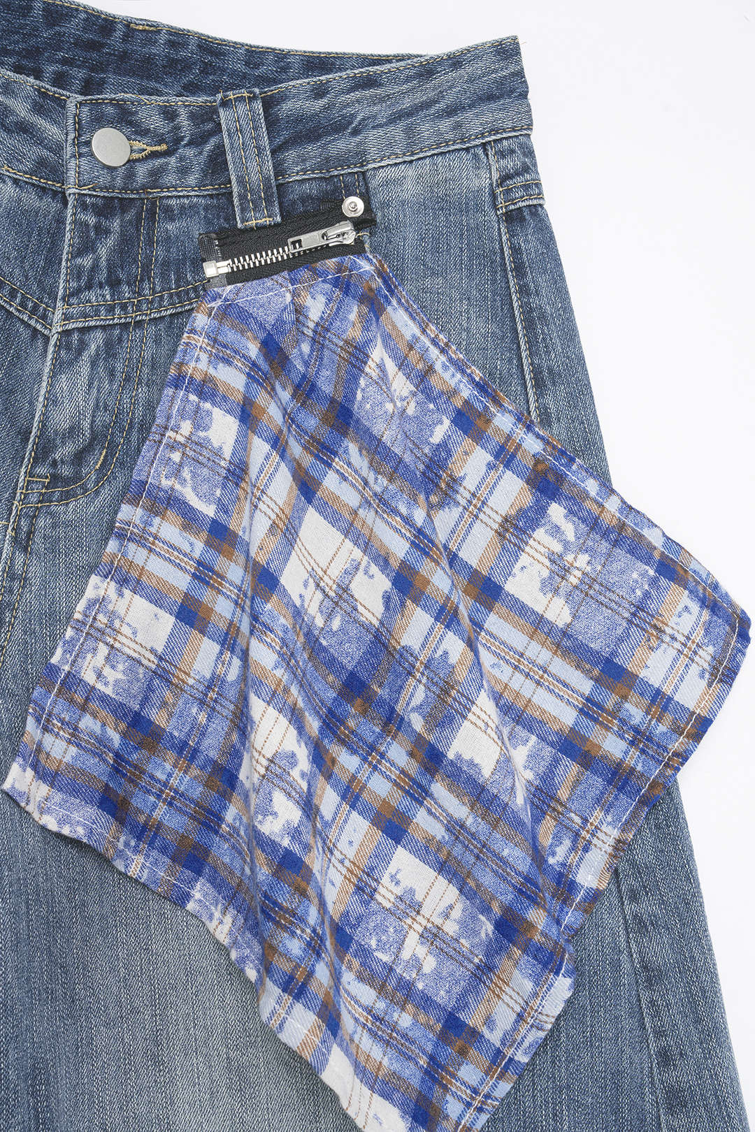 Ivana - Patchwork jeans met ballonmodel