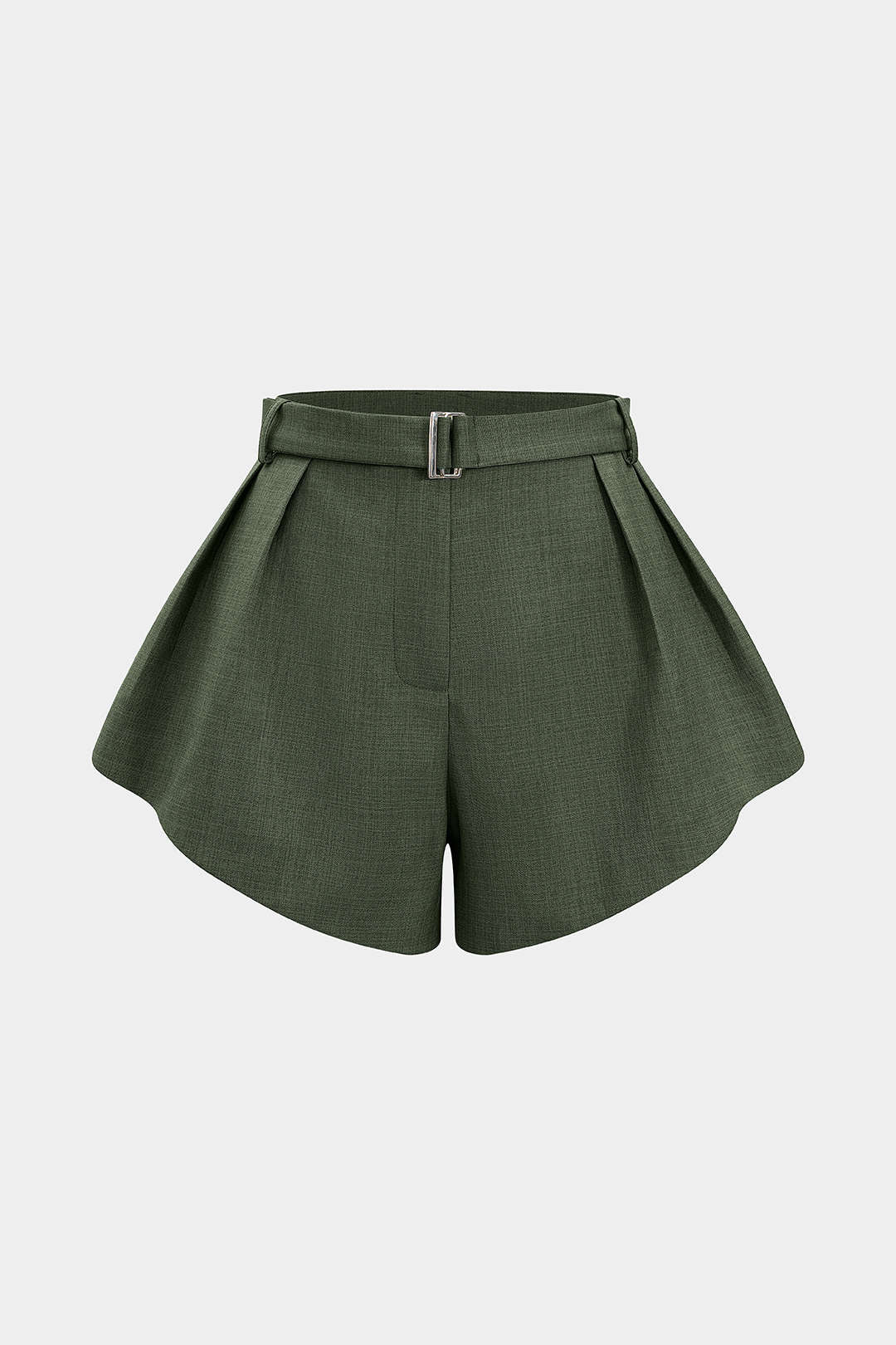 Uma - Effen short met wijde pijpen