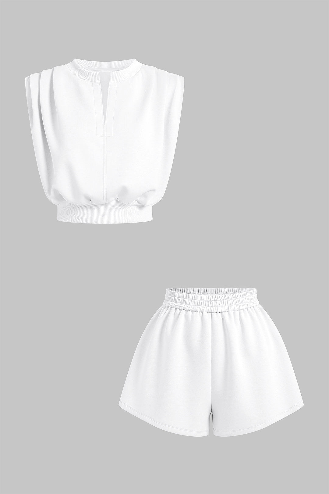 Frida - Effen set met tanktop en short
