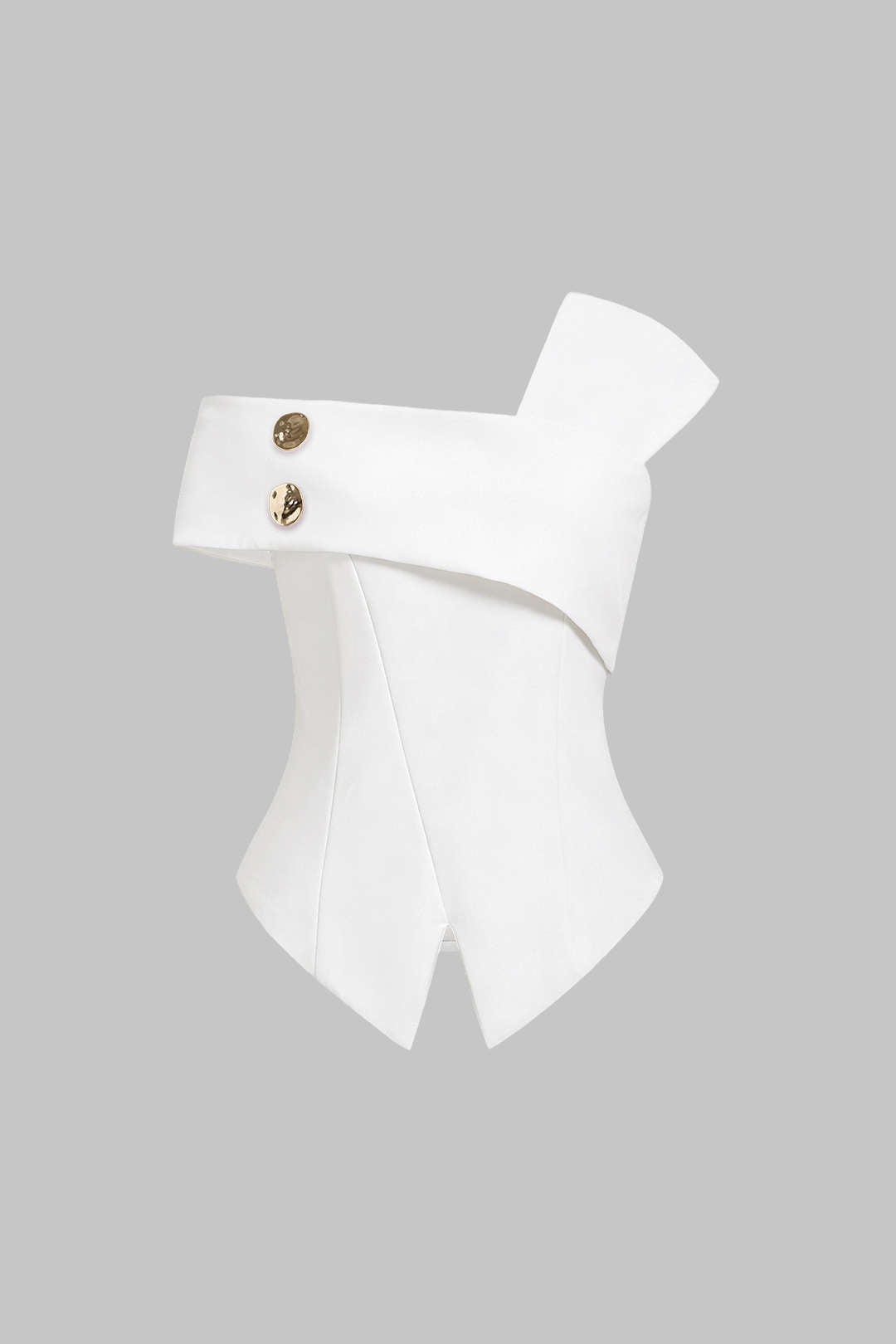 Asymmetrische tanktop met één schouder