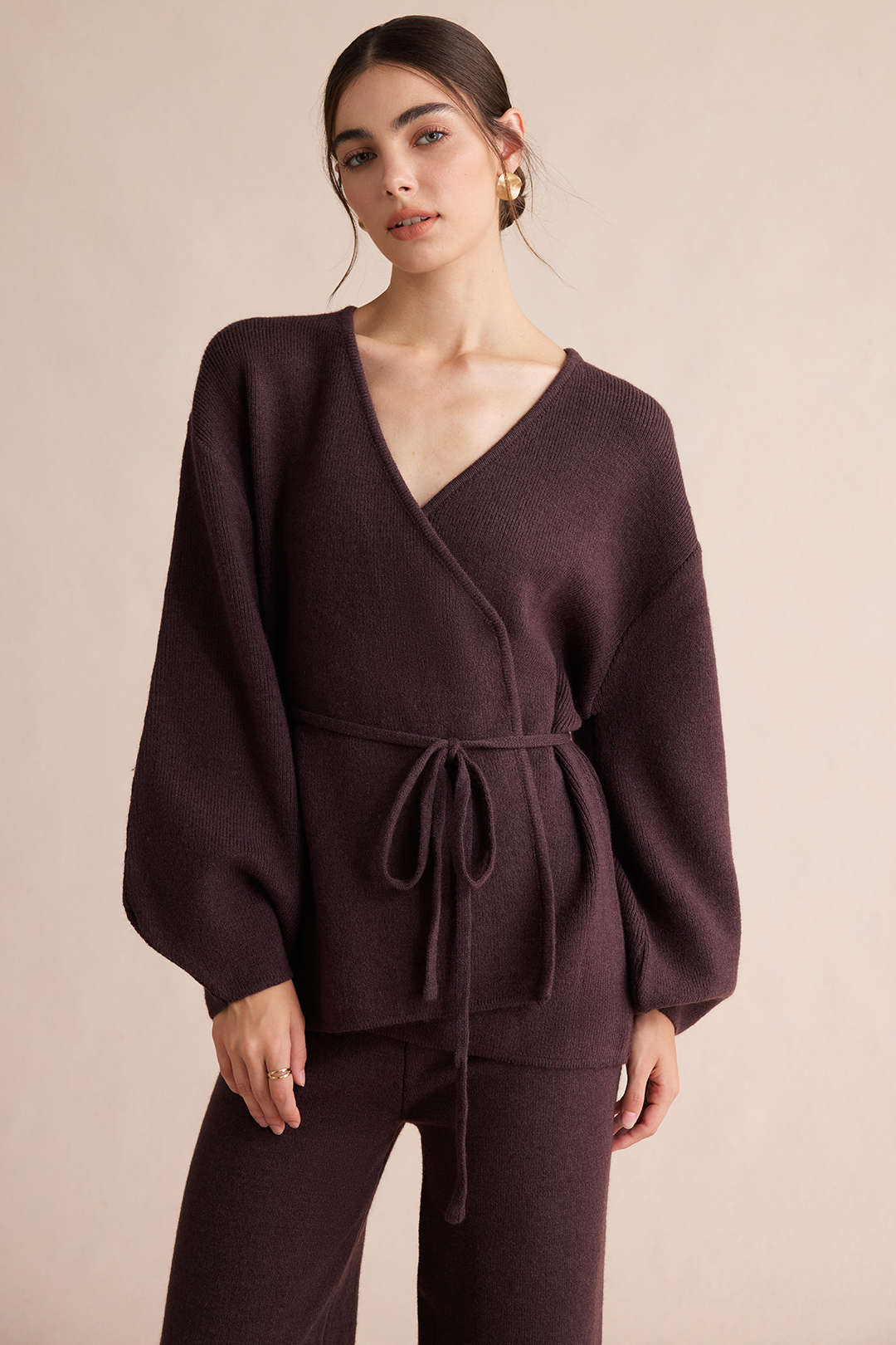 Selin - Gebreide set met top en broek