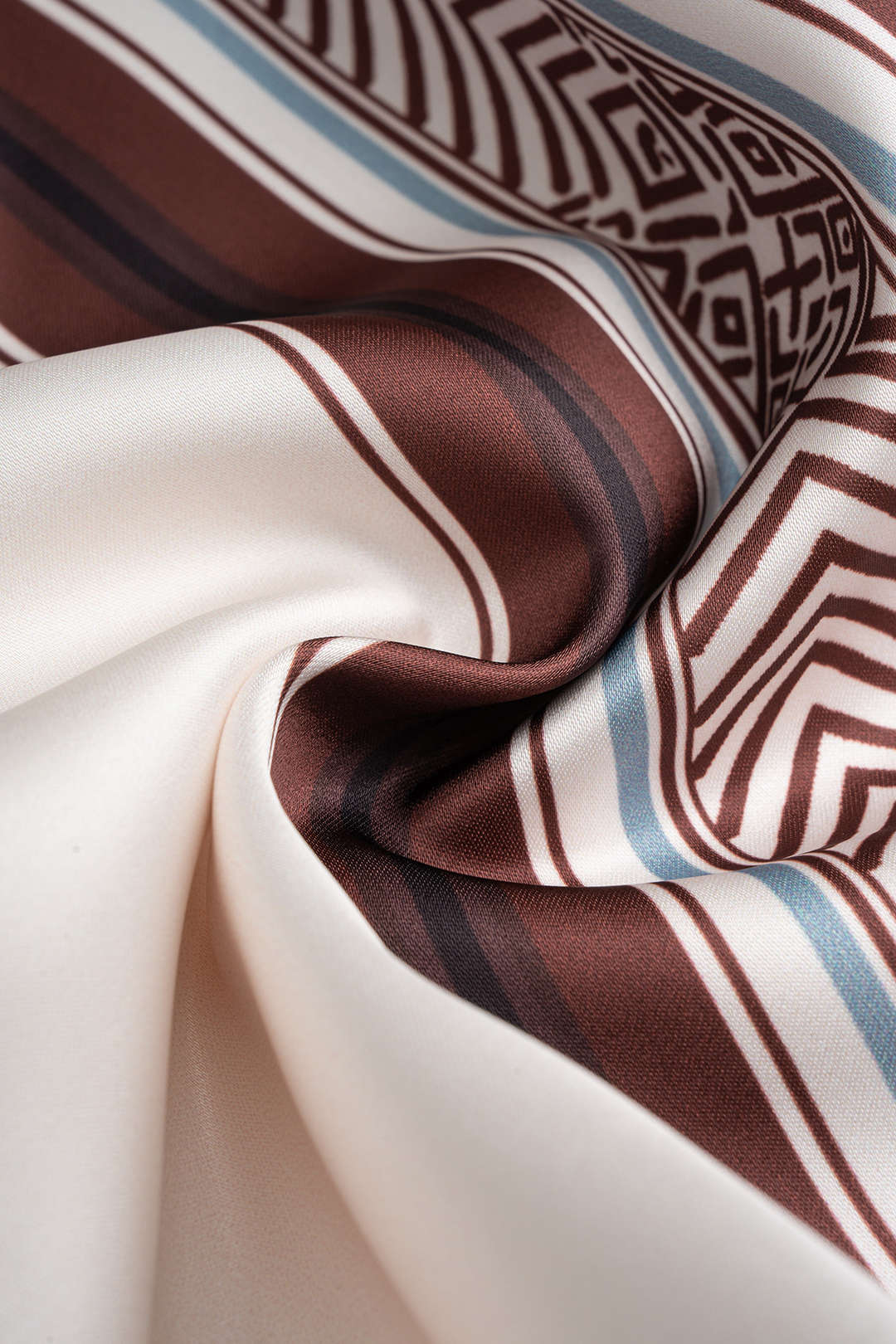 Geometrische blouse met lange mouwen