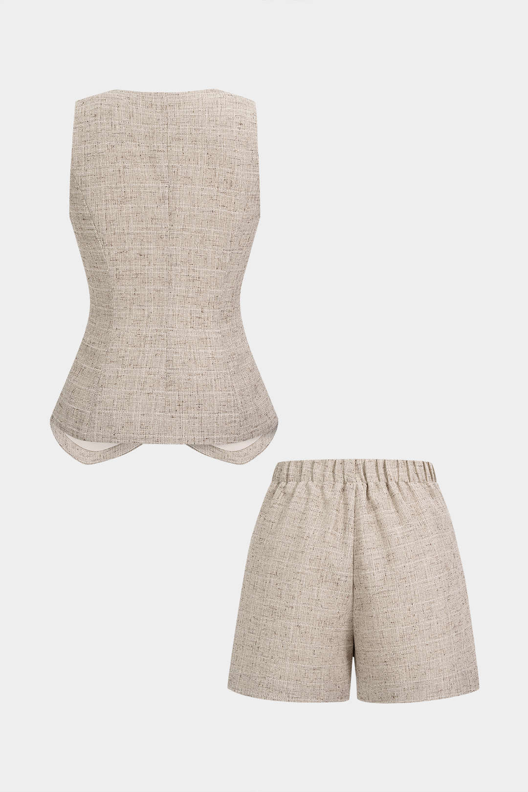 Set met gilet en short