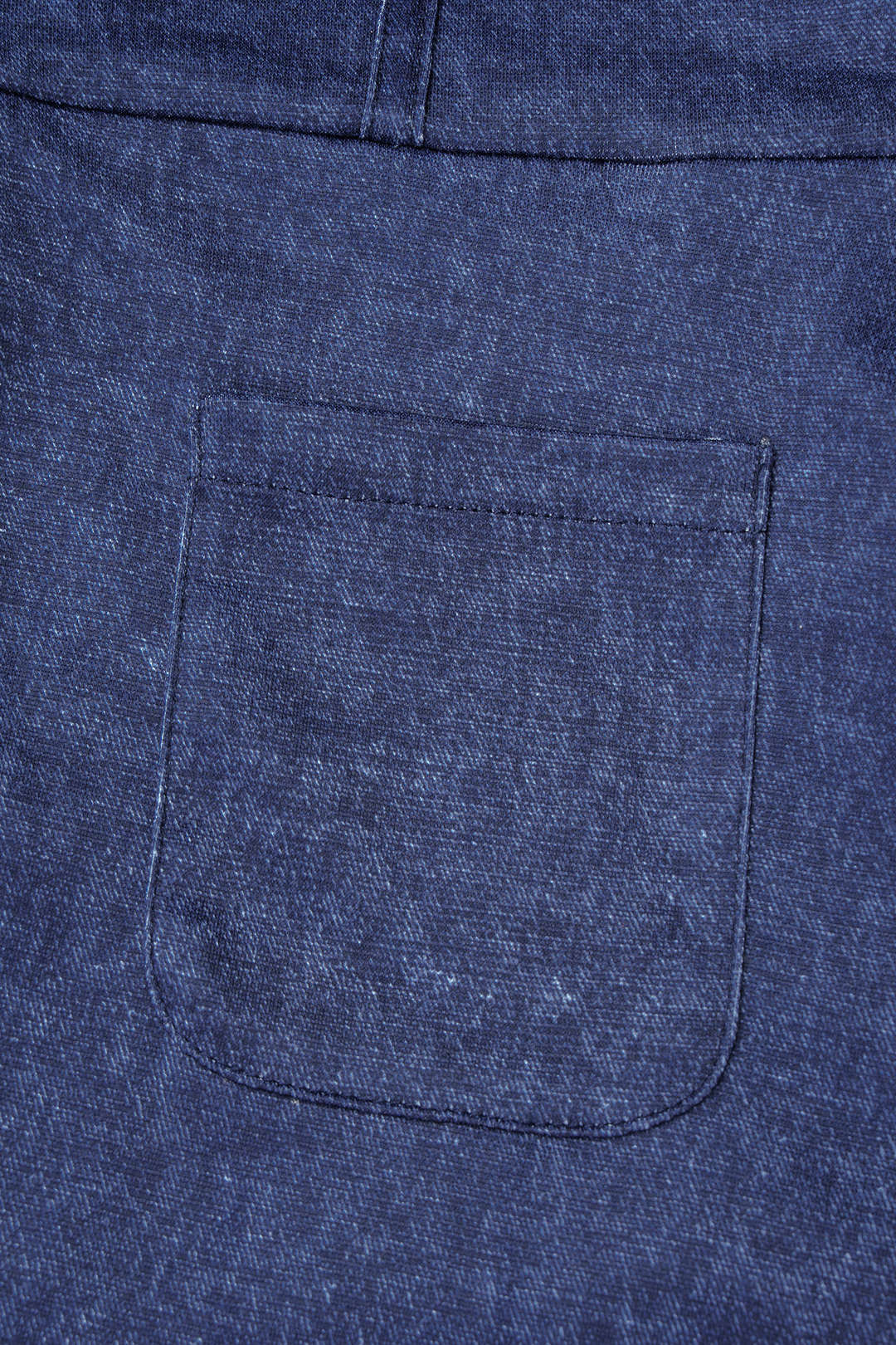 Patchwork top met ronde hals en lange mouwen