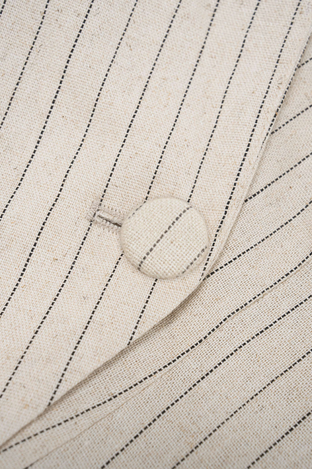 Gestreepte set met blazer en broek