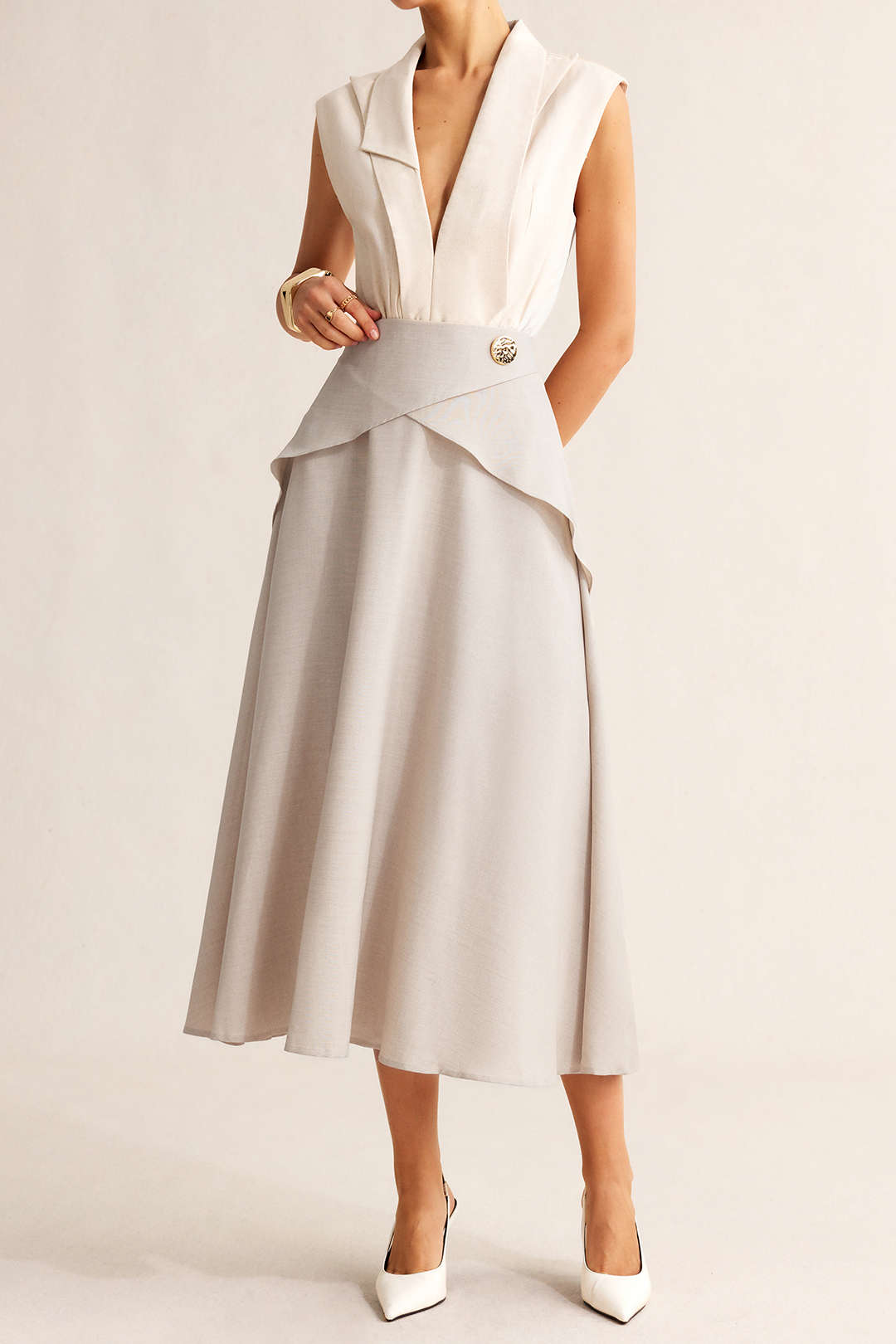 Pien - Rok met hoge taille en ruches