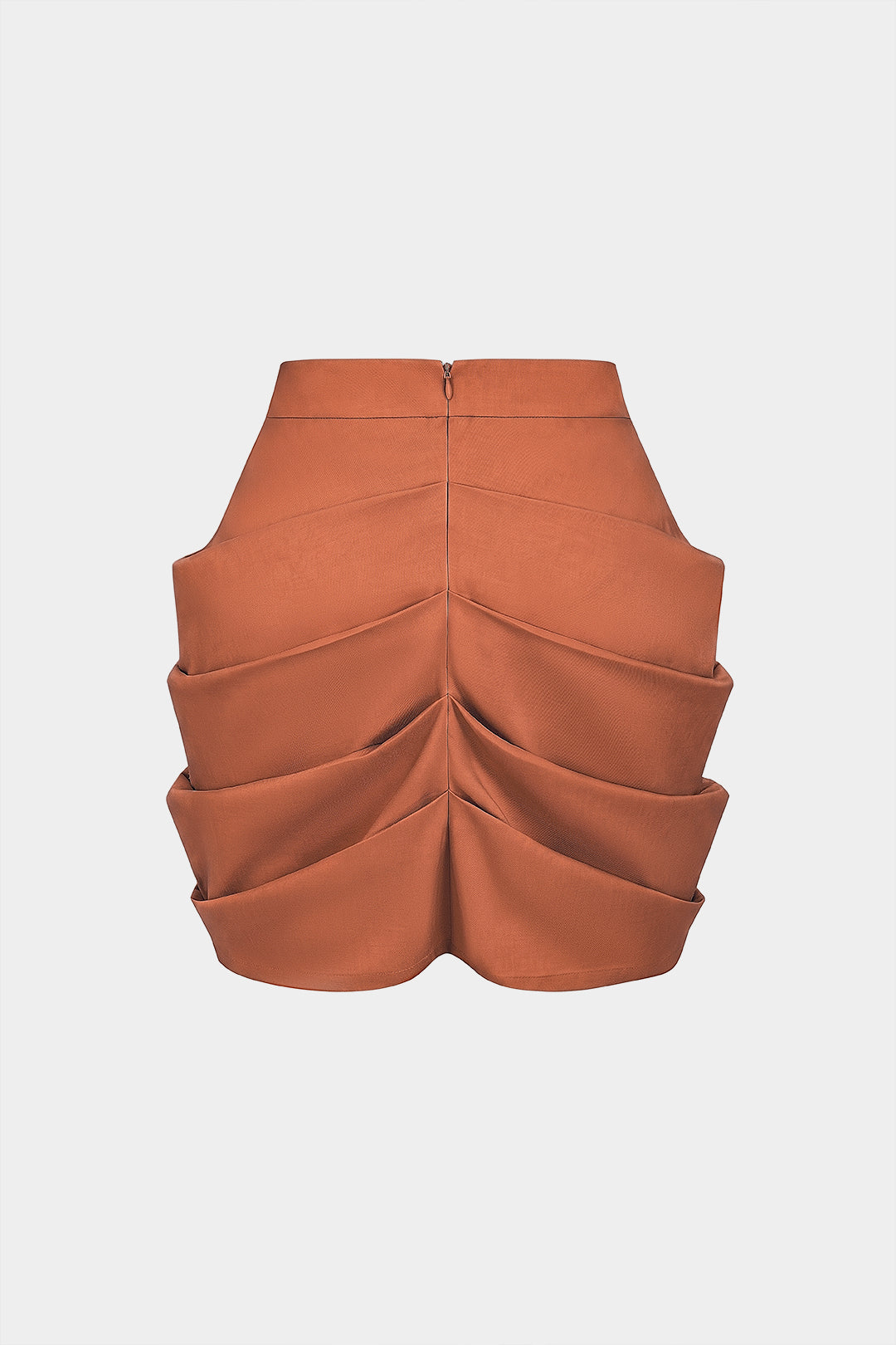 Bloemenprint metallic minirok met knoopjes en ruches