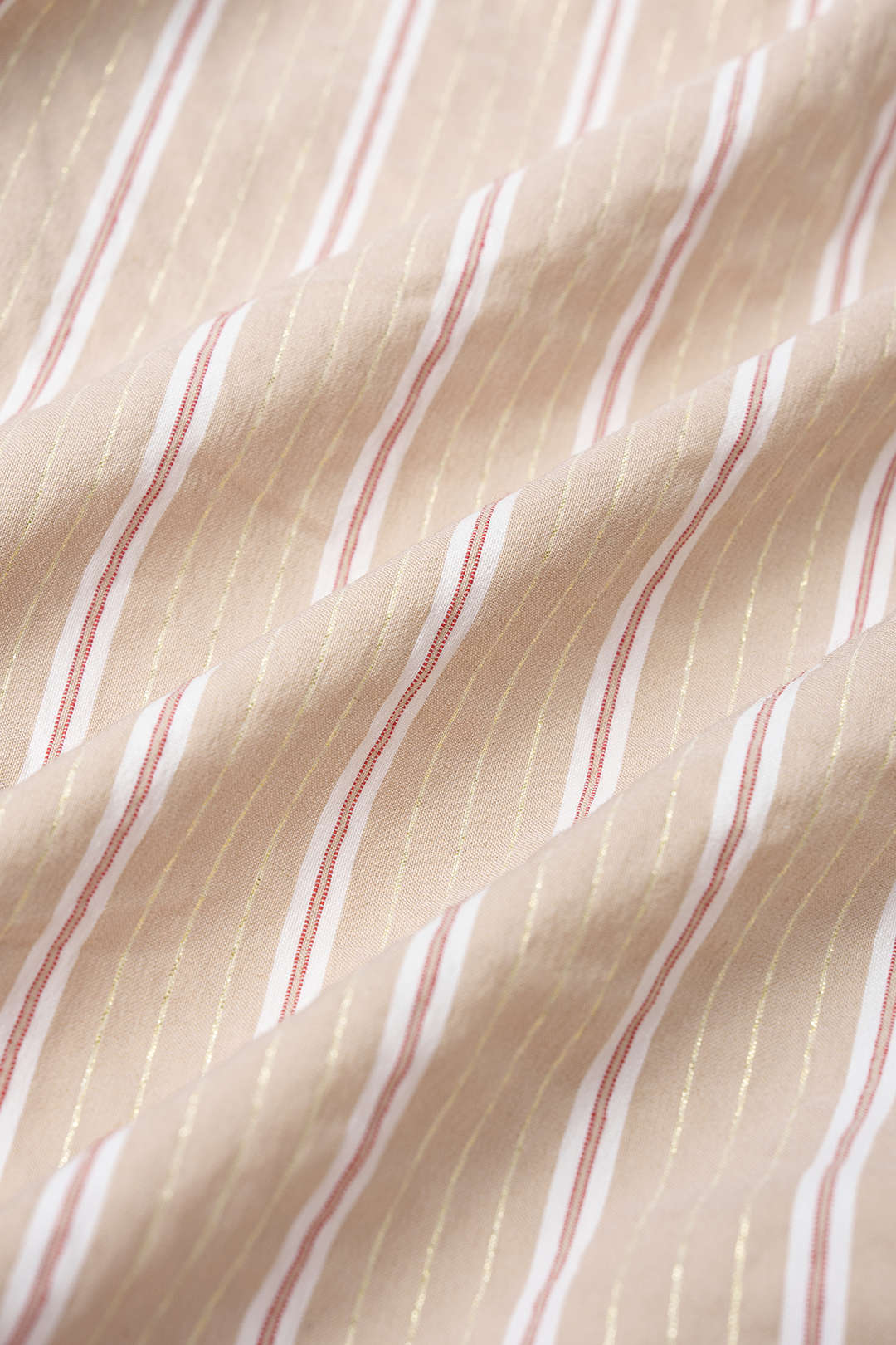 Gestreepte patchwork blouse met lange mouwen