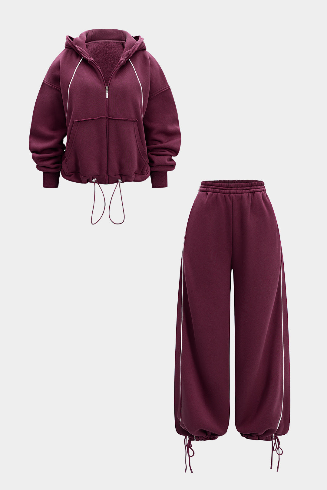 Set met hoodie en pantalon