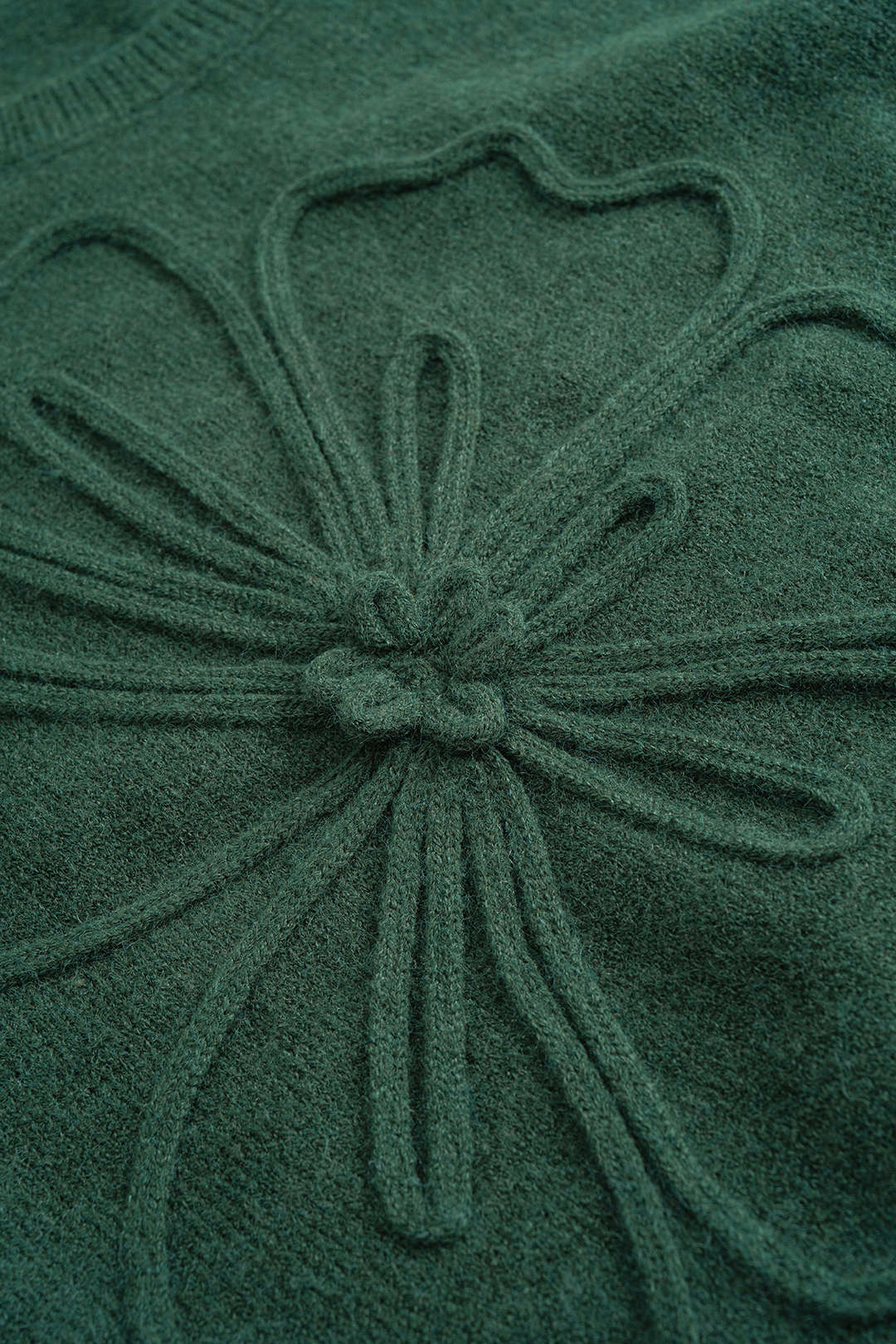 Gebreide tanktop met borduursel