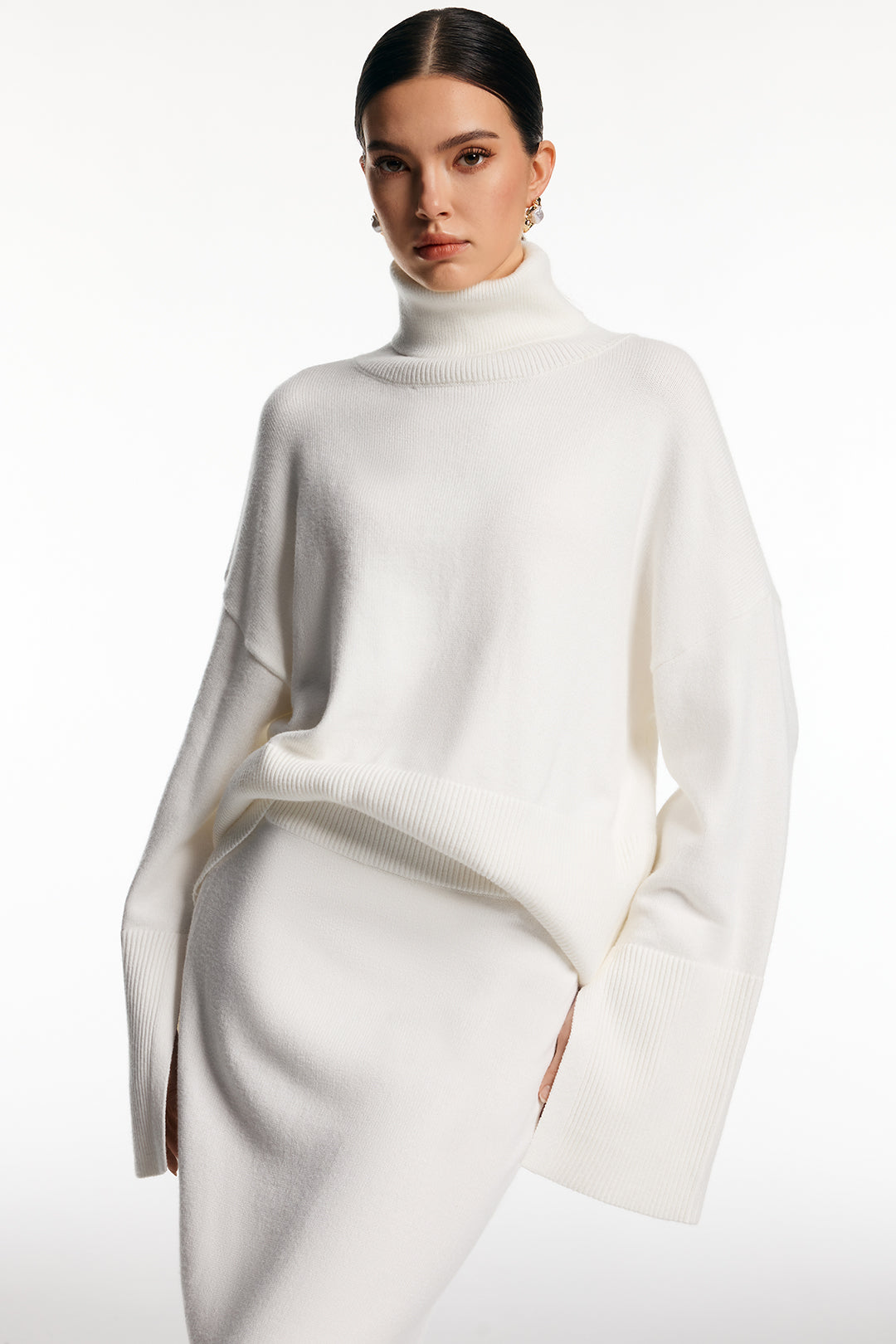 Loïs - Gebreide set met top en rok