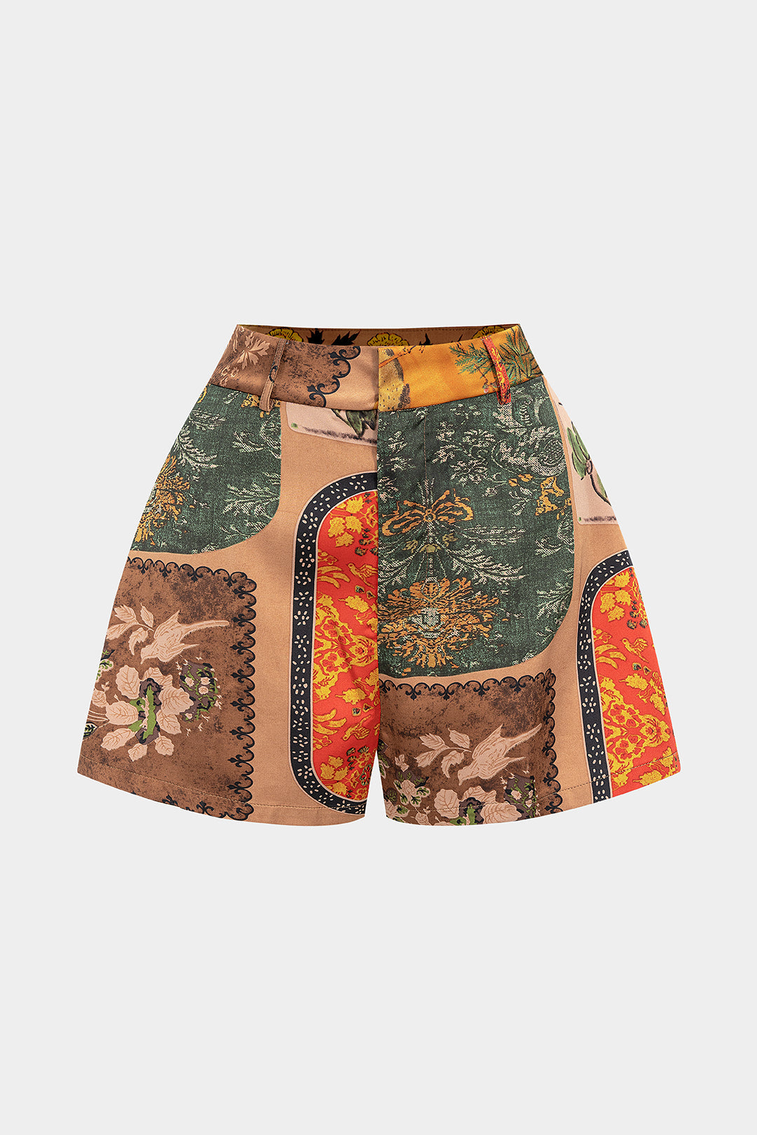 Bloemenprint short