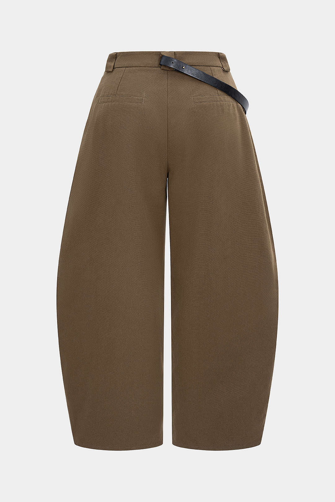 Metallic asymmetrische pantalon