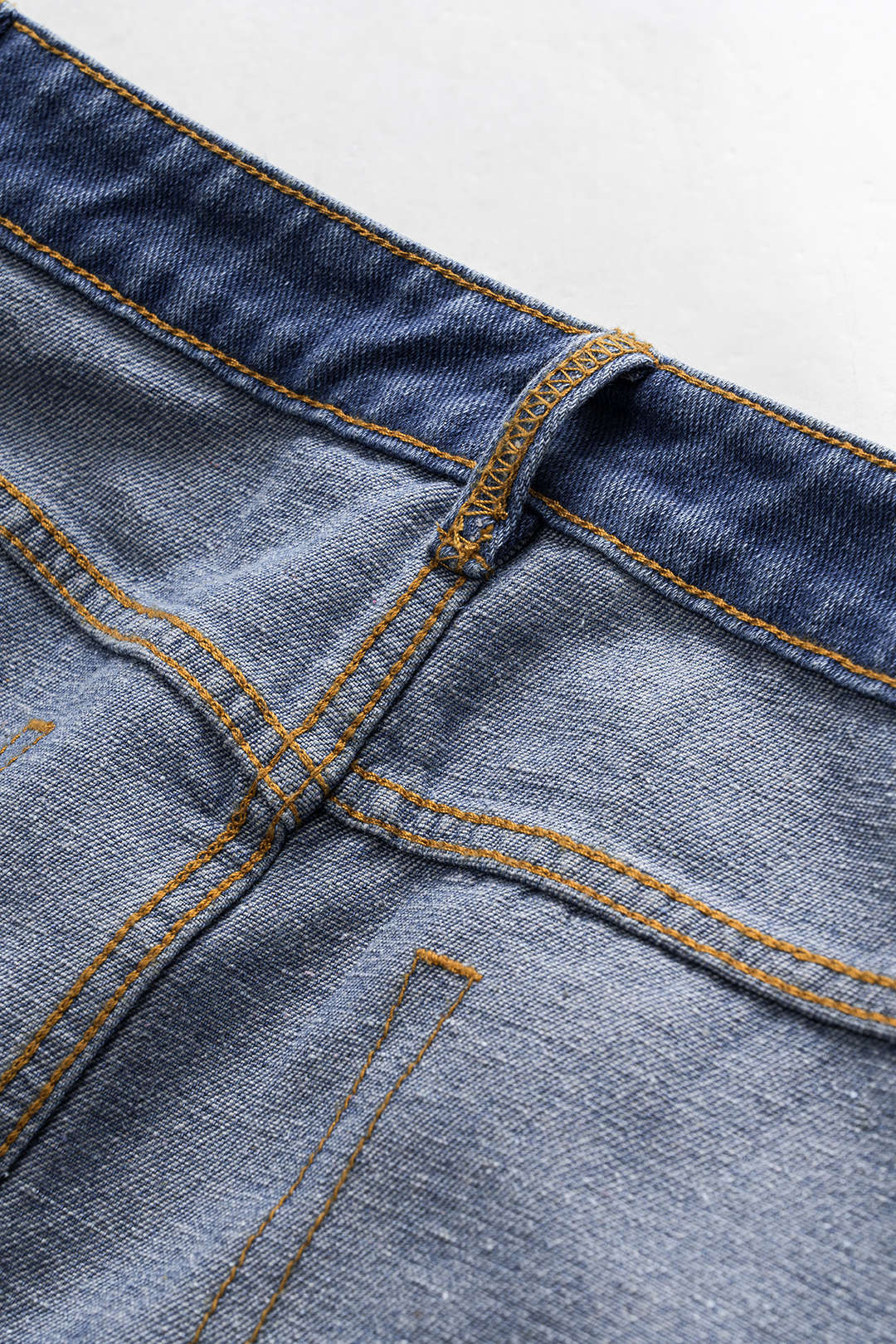 Esmee - Denim minirok met zakken