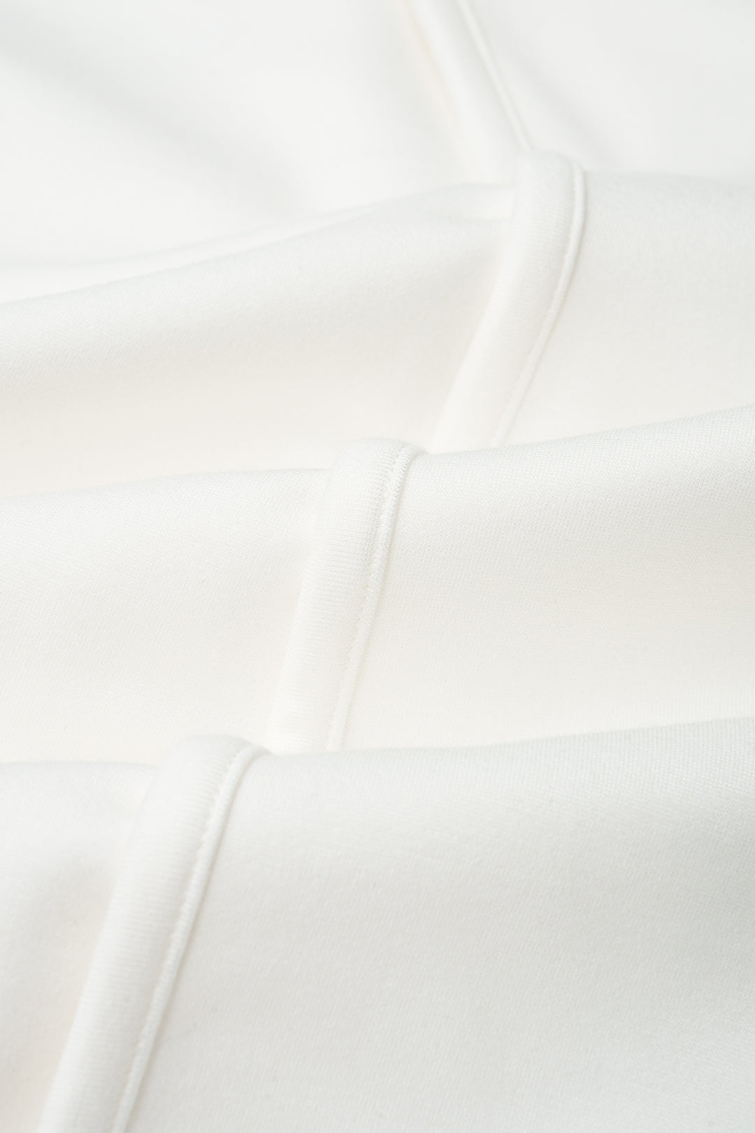 Effen asymmetrische maxijurk met ronde hals