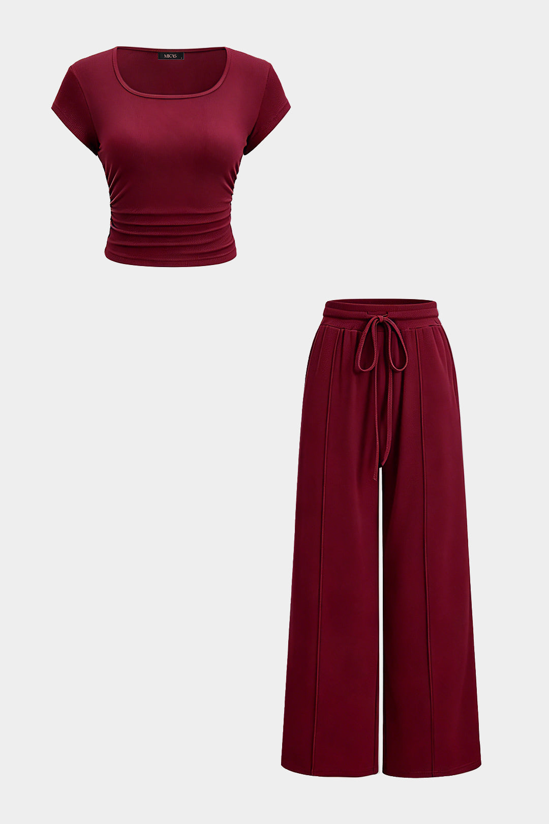 Dila - Effen set met top en broek