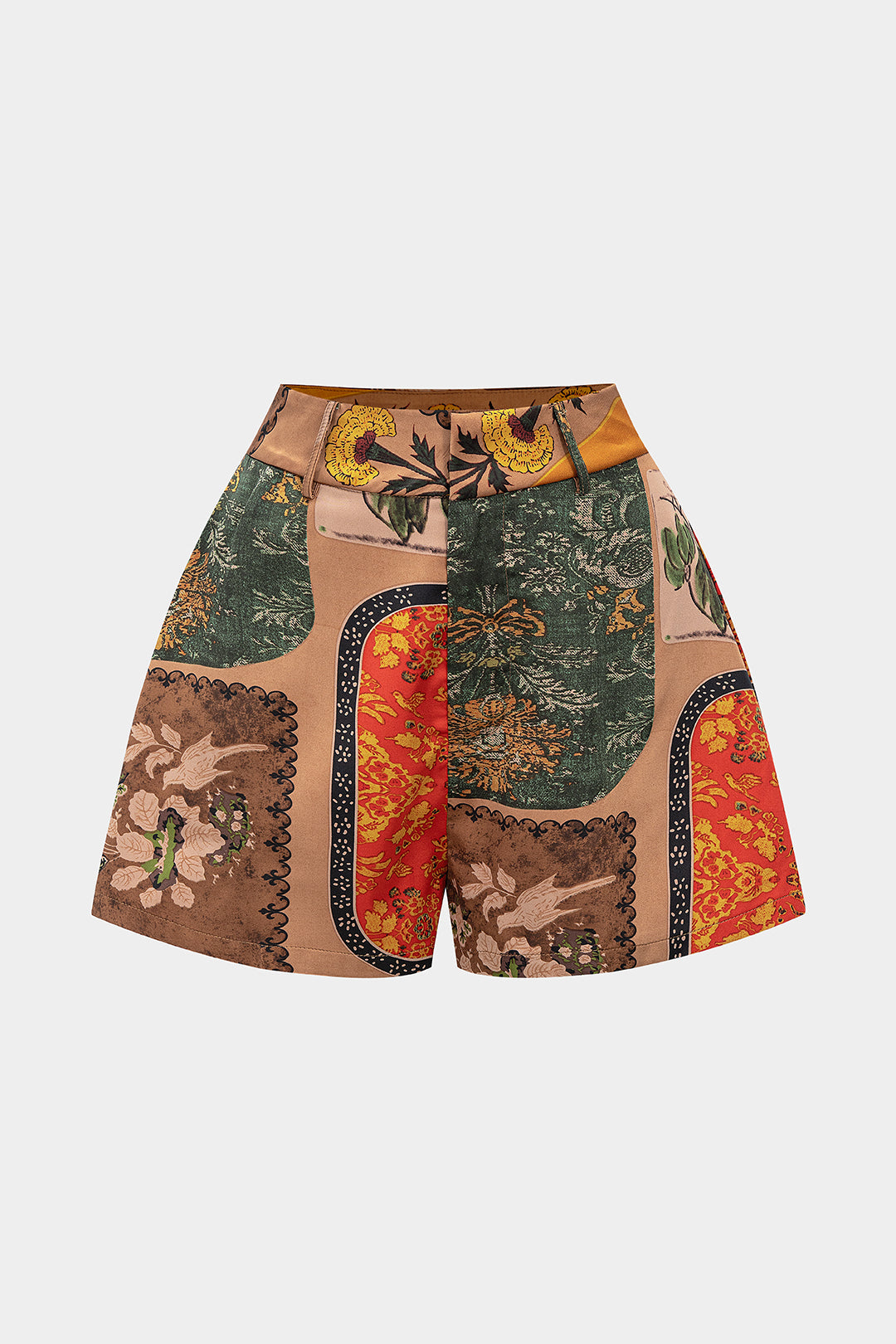 Bloemenprint short