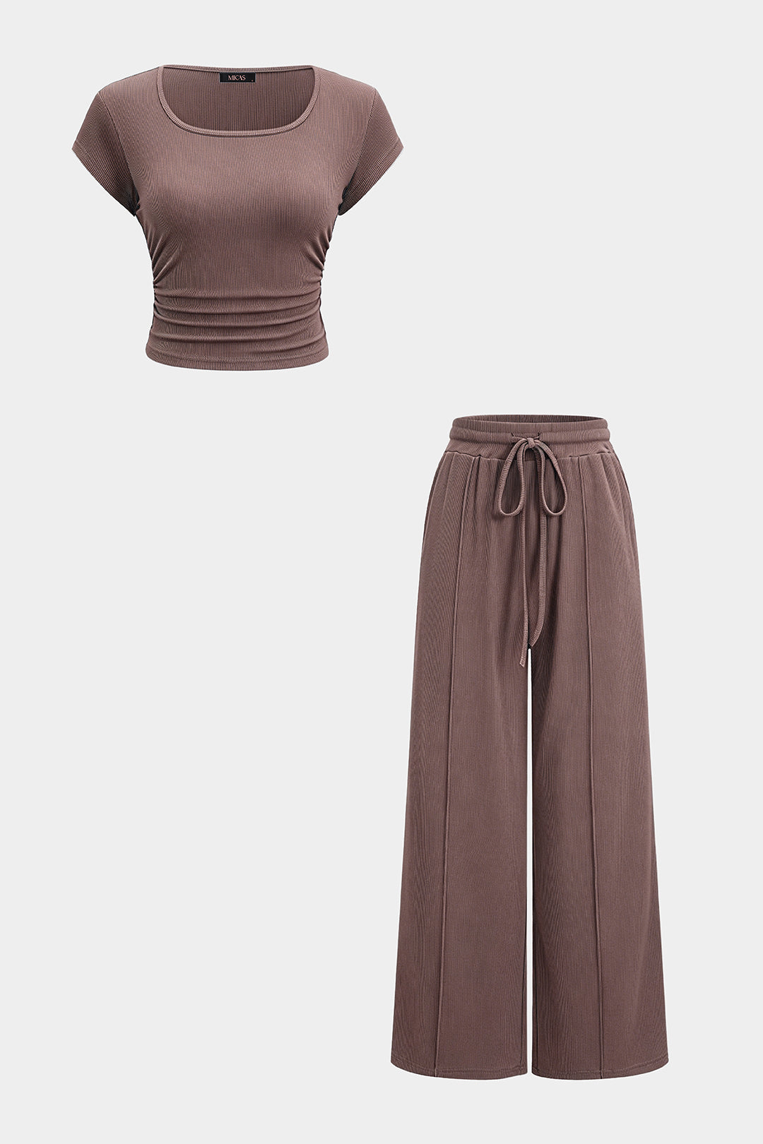 Dila - Effen set met top en broek