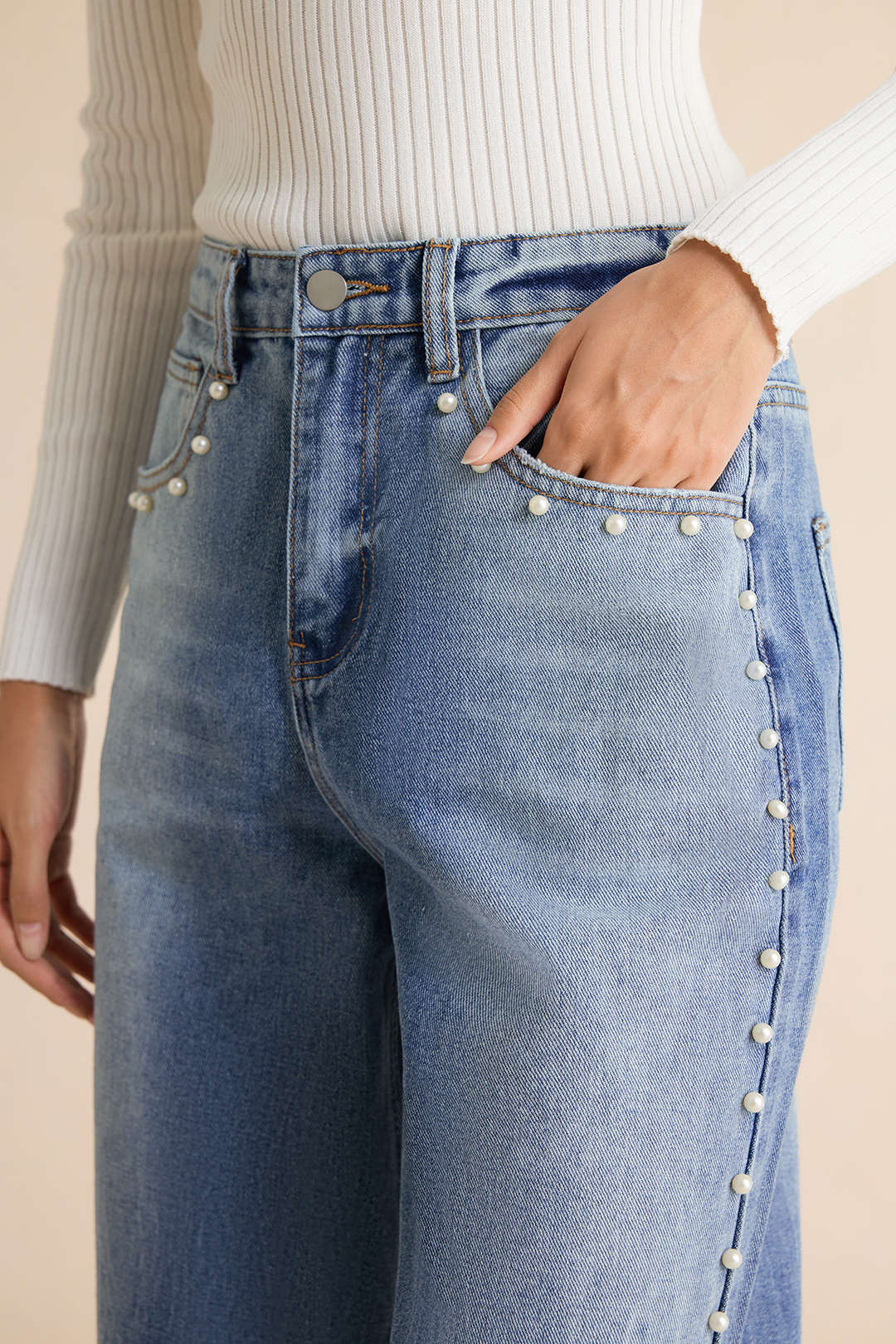 Jeans met rechte pijp