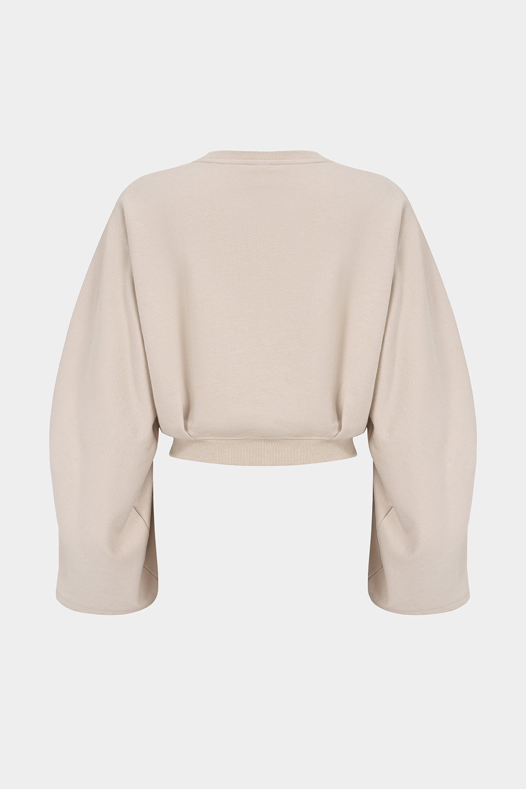 Lena - Sweater met ronde hals, trekkoord en lange mouwen