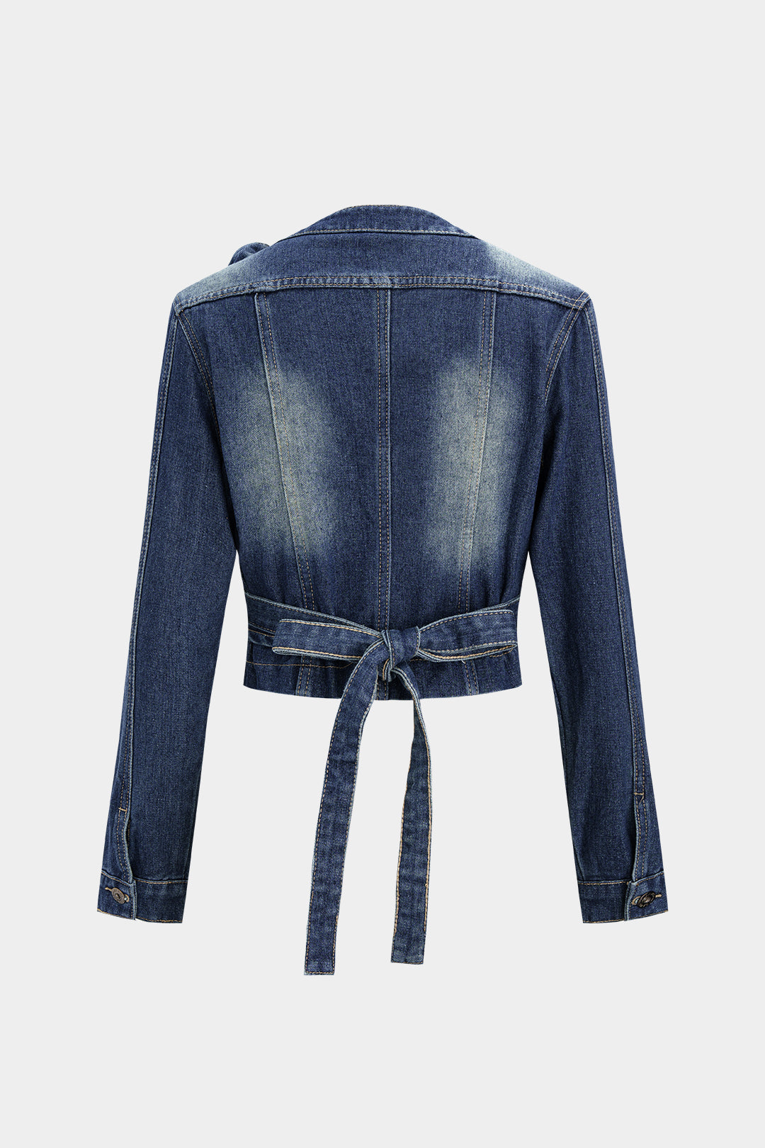 Denim asymmetrische item