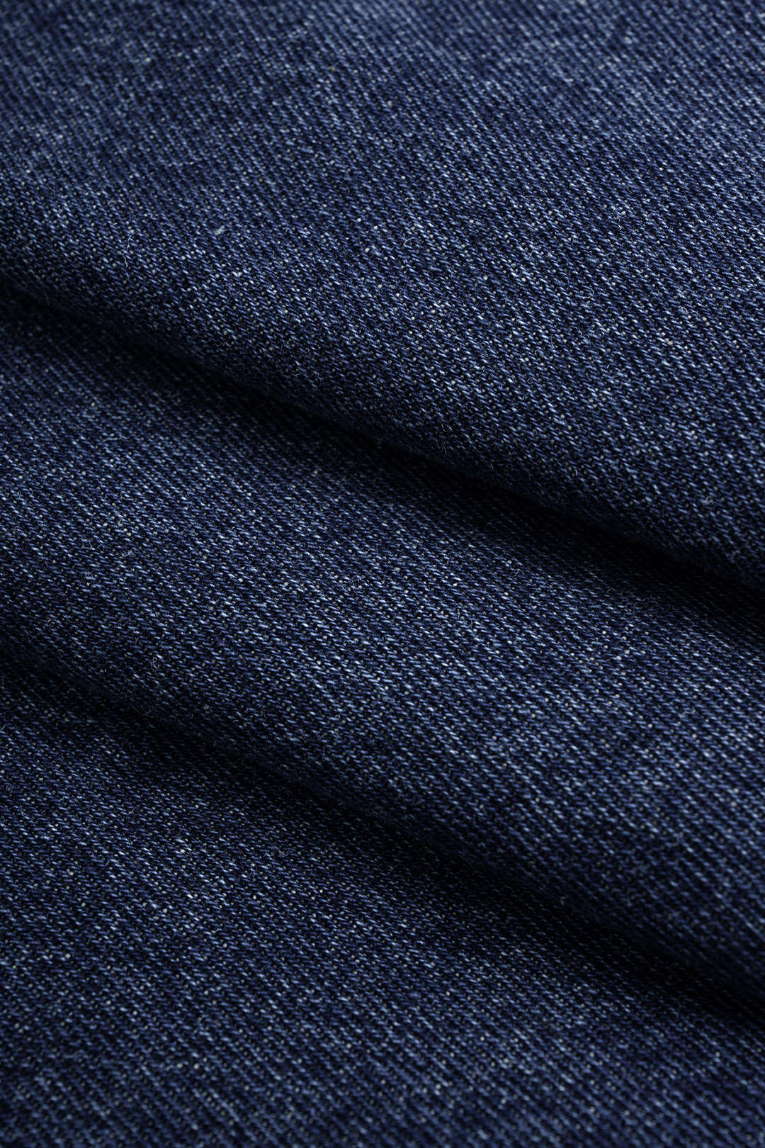 Denim short met zakken en rafelrand
