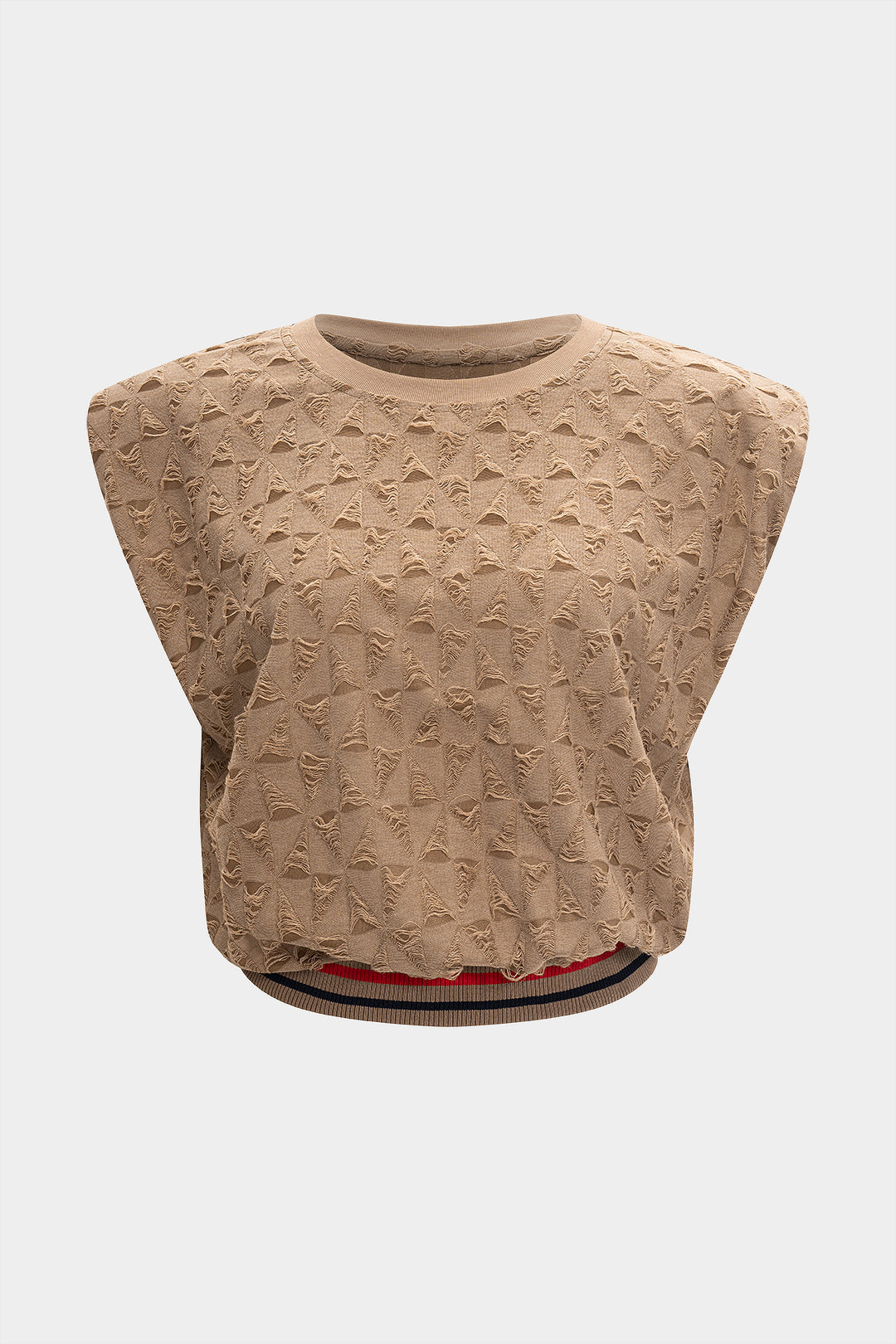 Ripped patchwork T-shirt