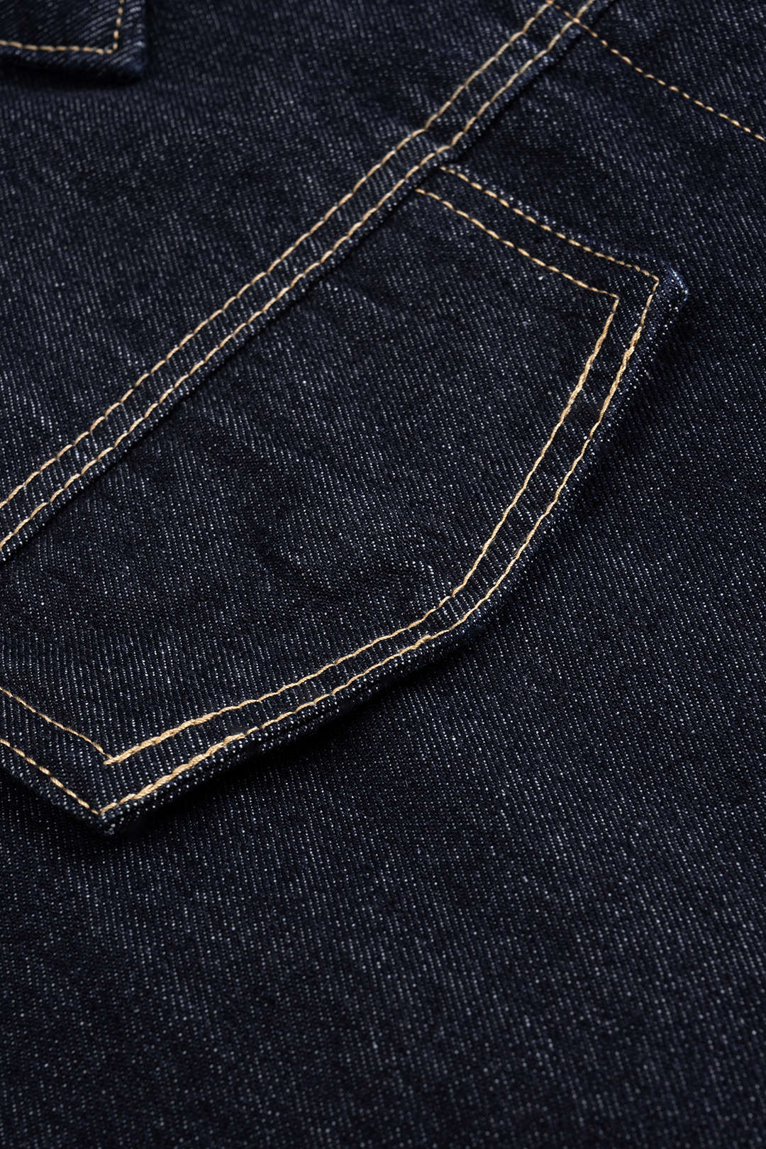 Roos - Denim blouse met riem en lange mouwen