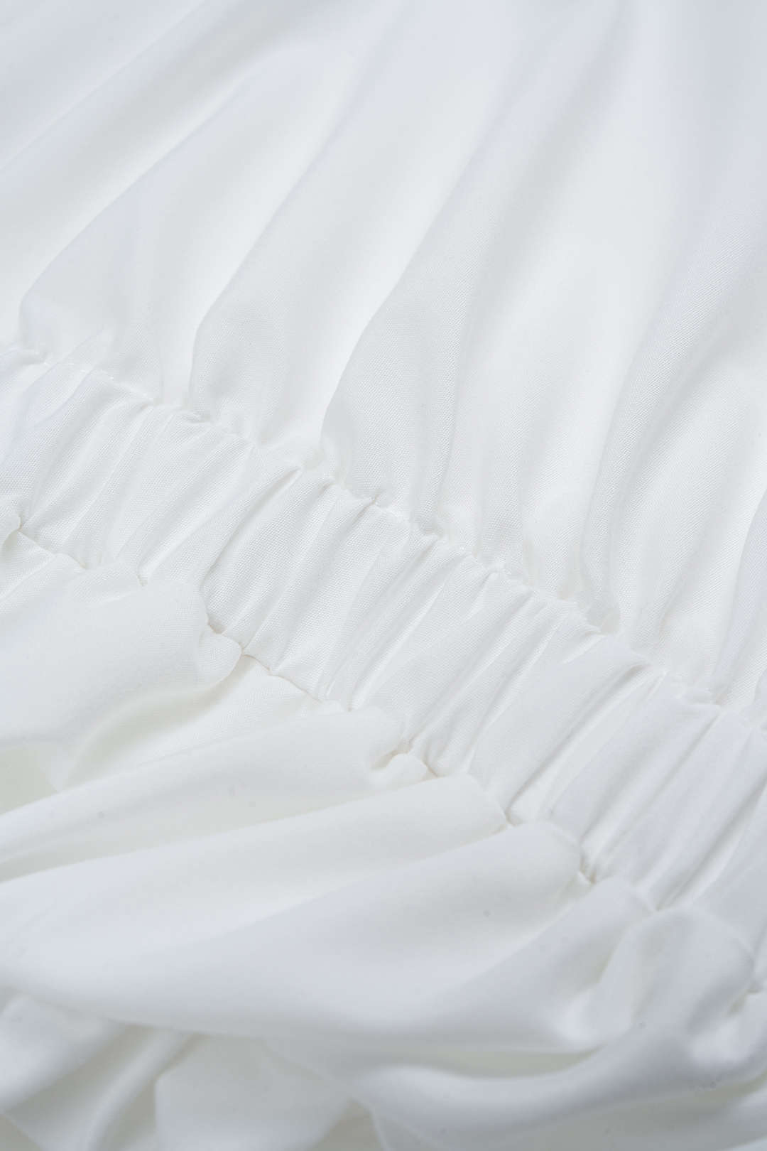 Roos - Blouse met ruches, trekkoord en lange mouwen