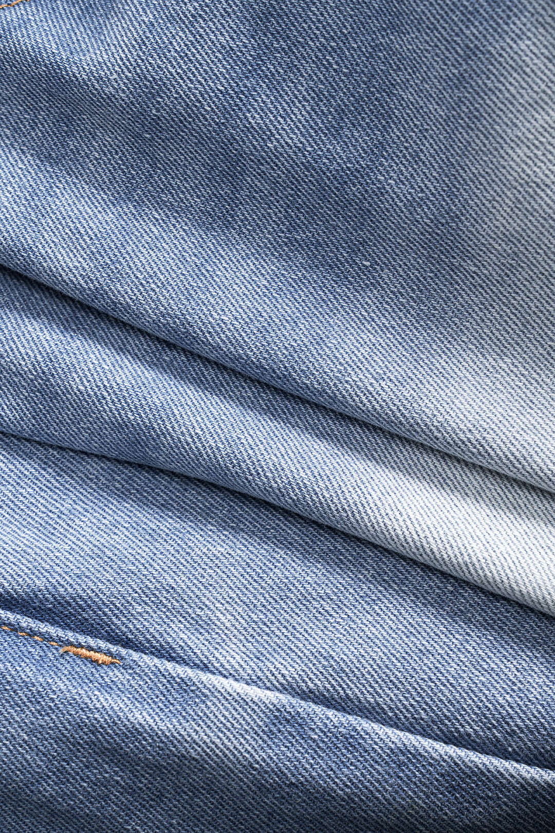 Denim asymmetrische short met knoopjes en zakken