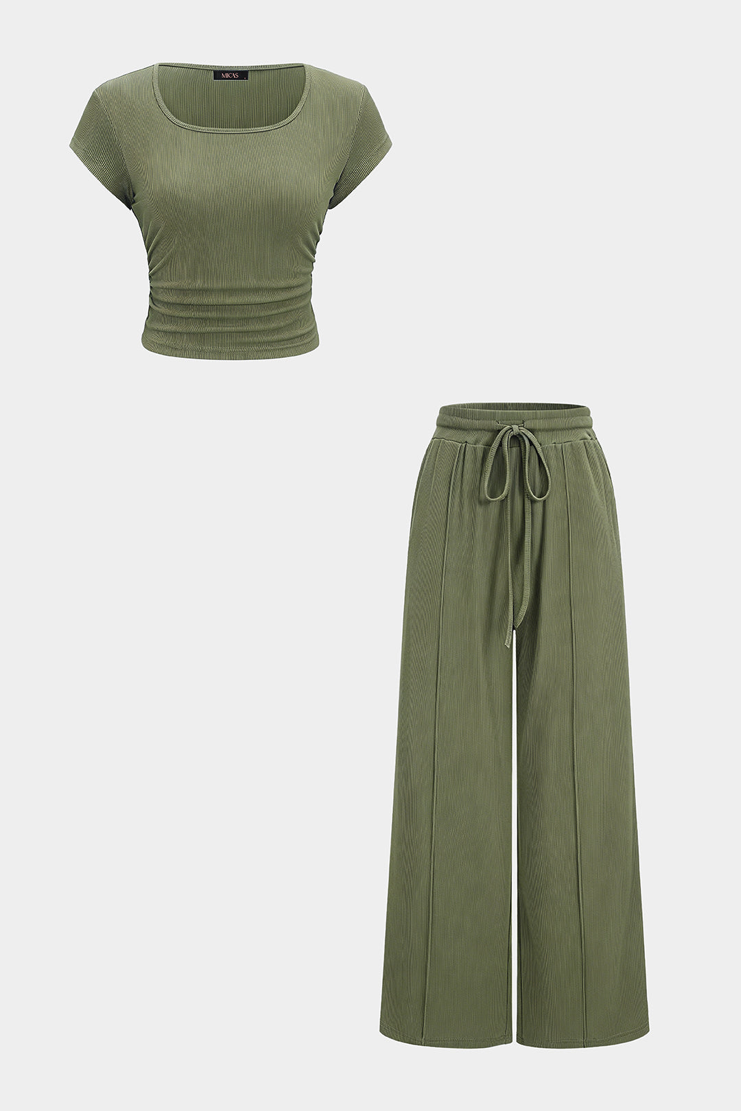 Dila - Effen set met top en broek