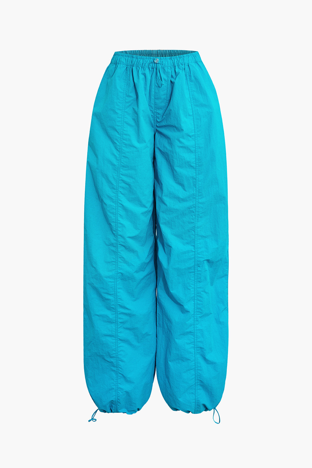 Effen pantalon met trekkoord