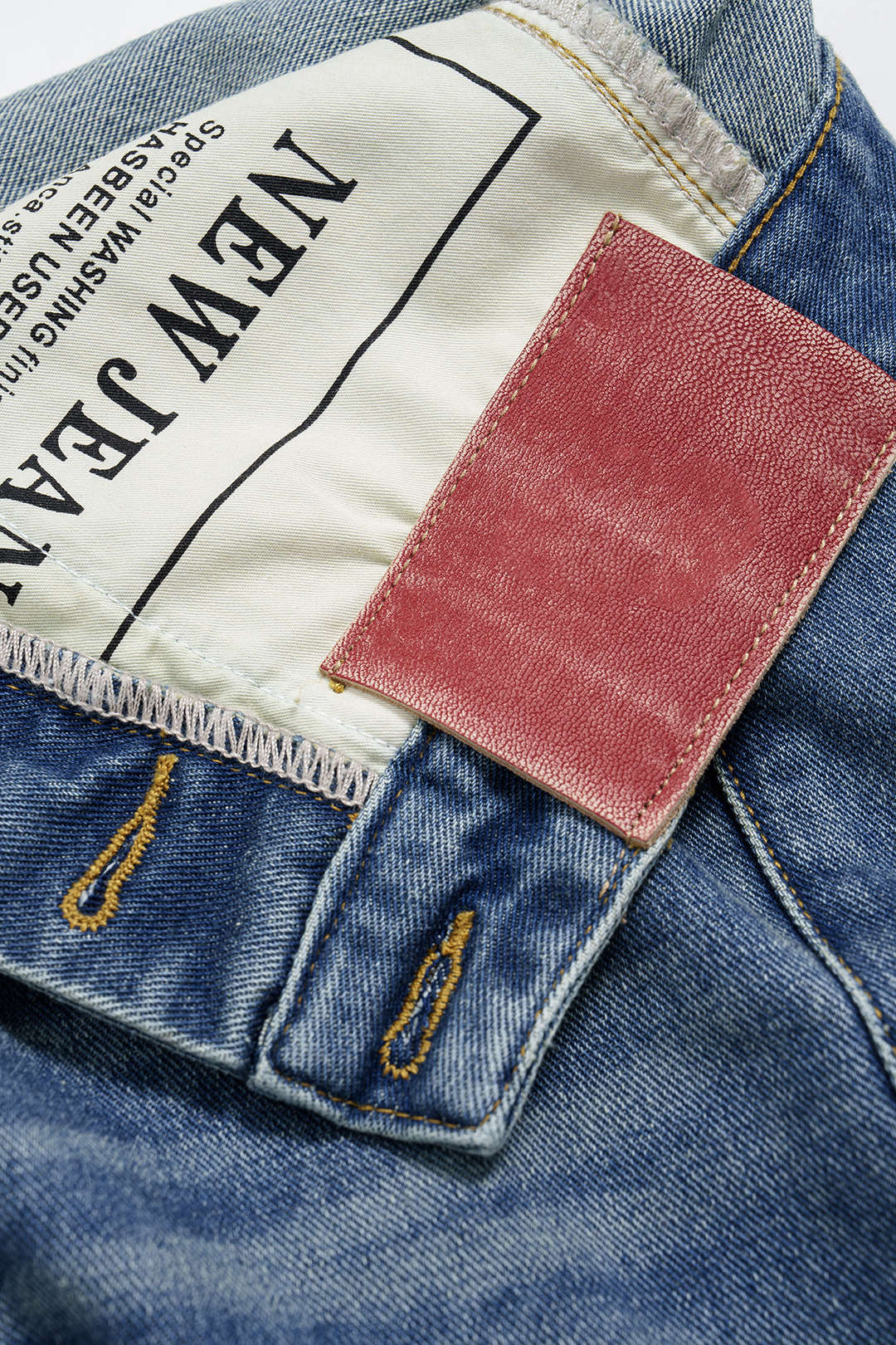 Clara - Denim asymmetrische short met zakken