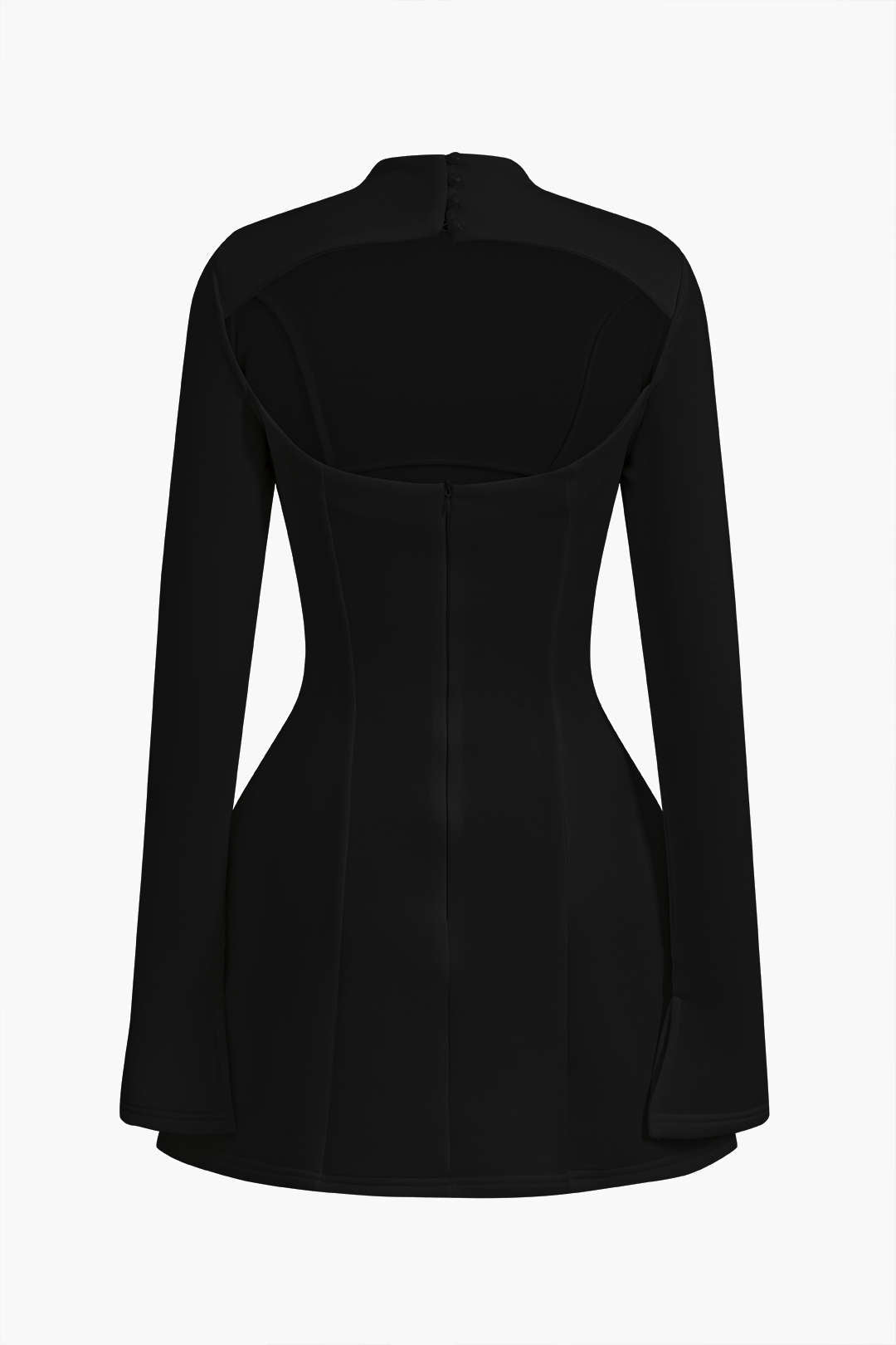 Minijurk met open rug
