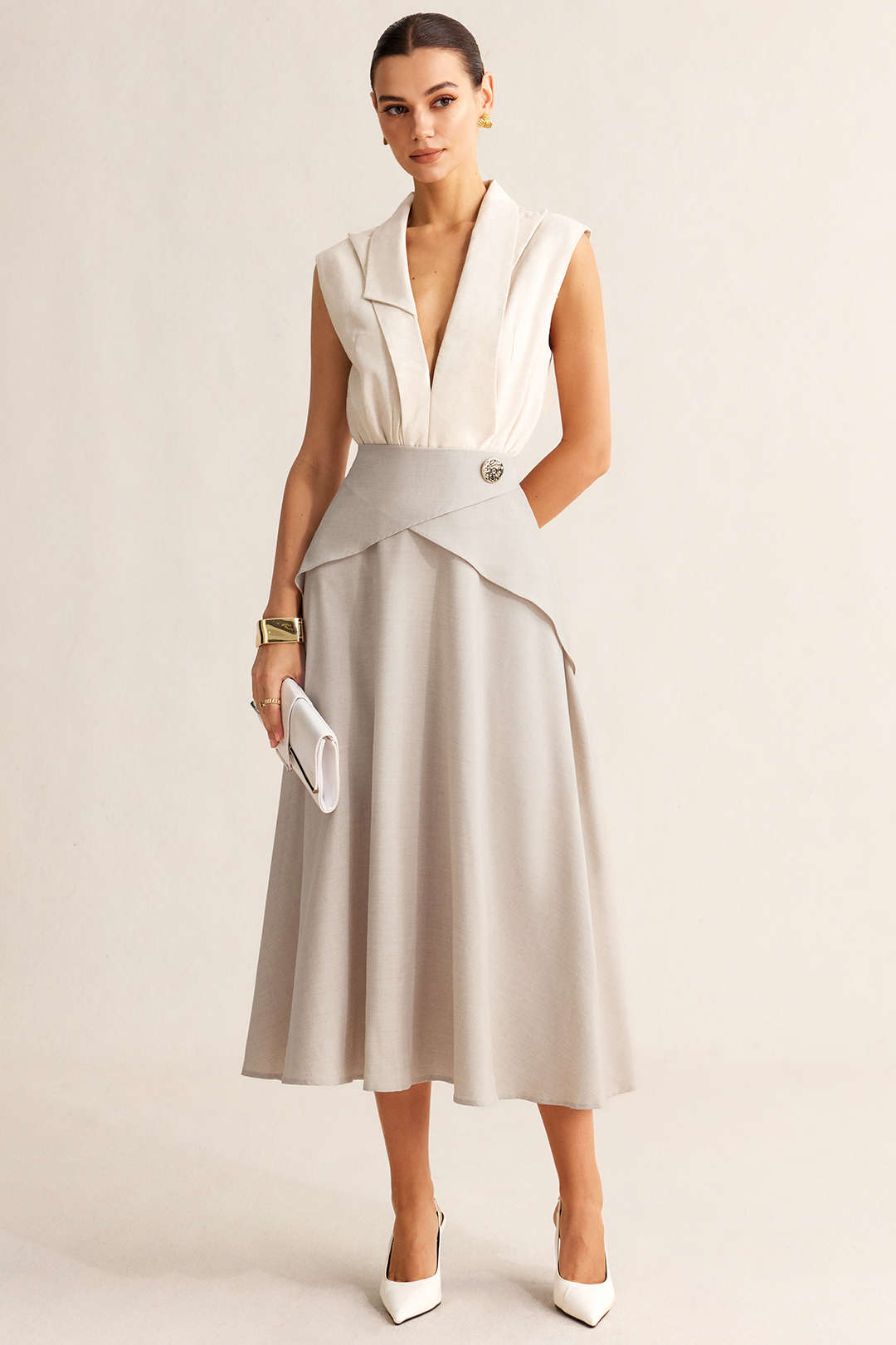 Pien - Rok met hoge taille en ruches
