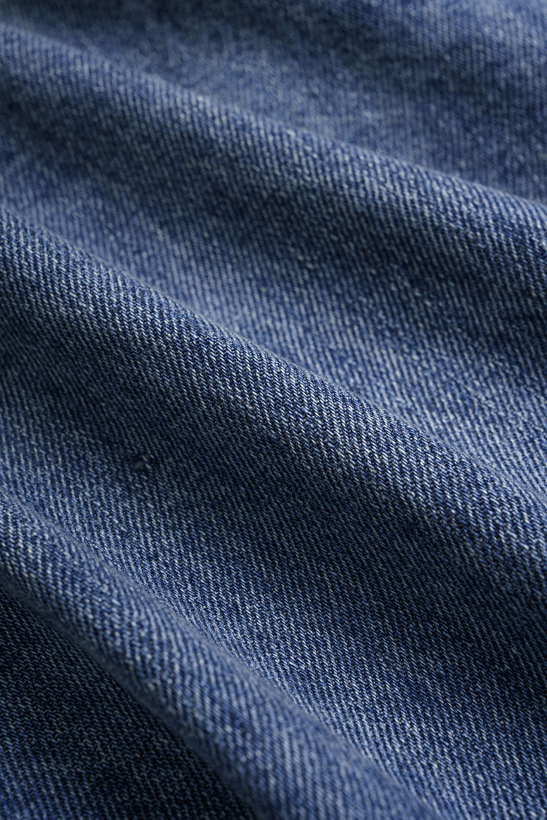 Denim playsuit met korte mouwen