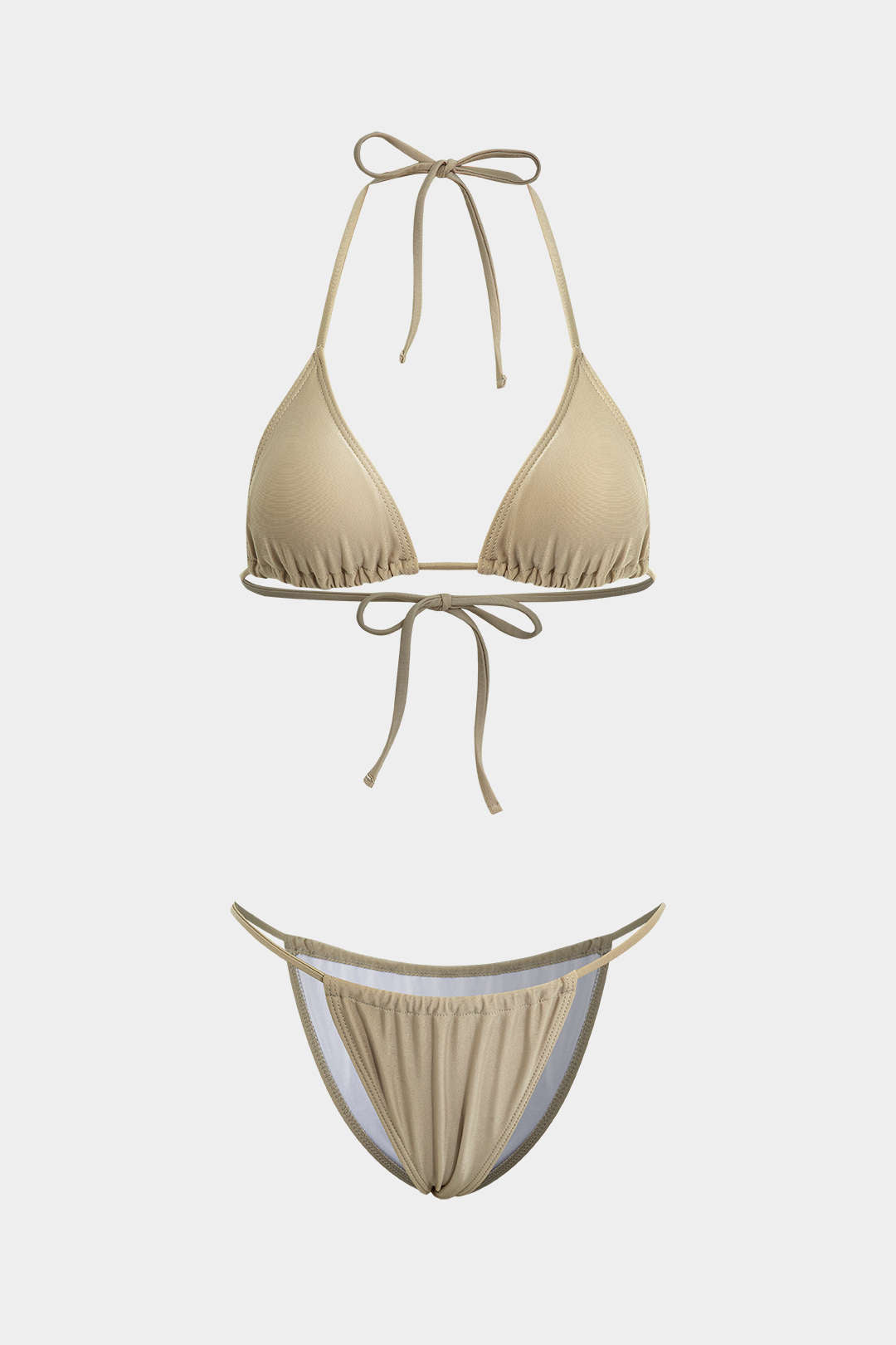 Tie-dye set met bikini en strandjurkje