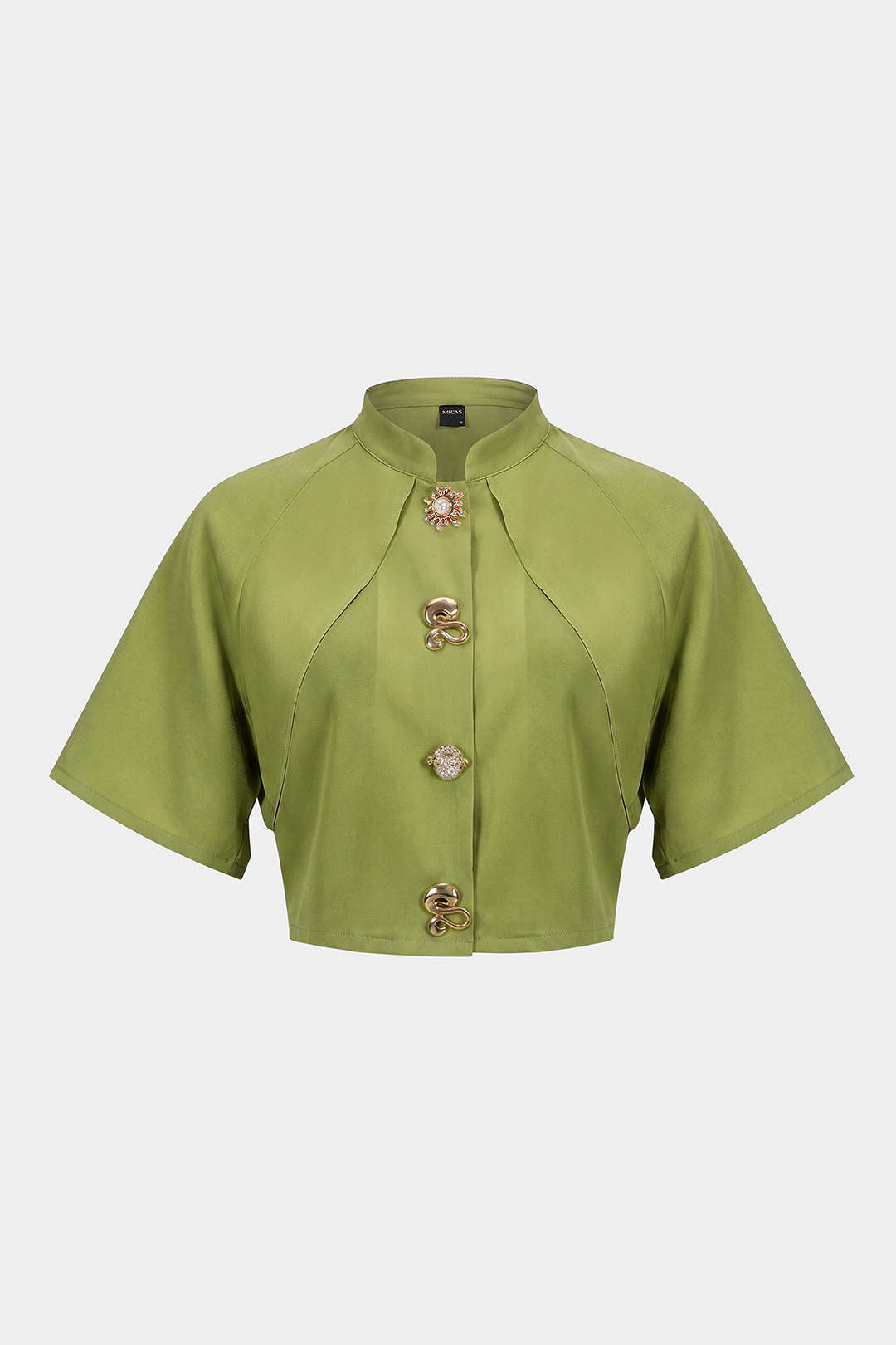 Metallic gestructureerde blazer