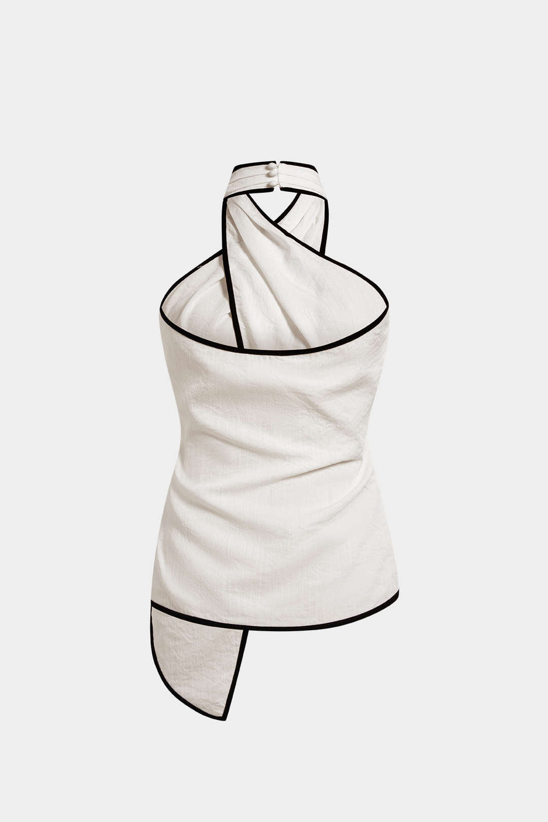 Asymmetrische top met halternek