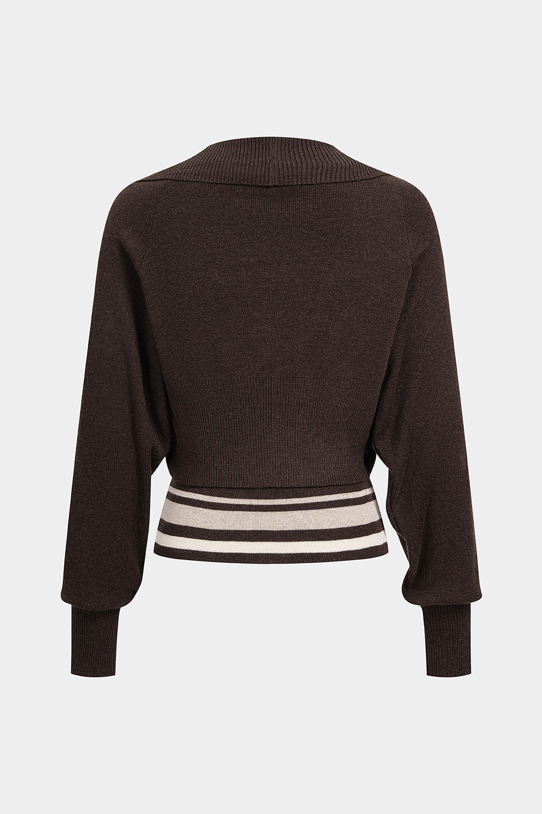 Aurora - Gebreide set met top en vest