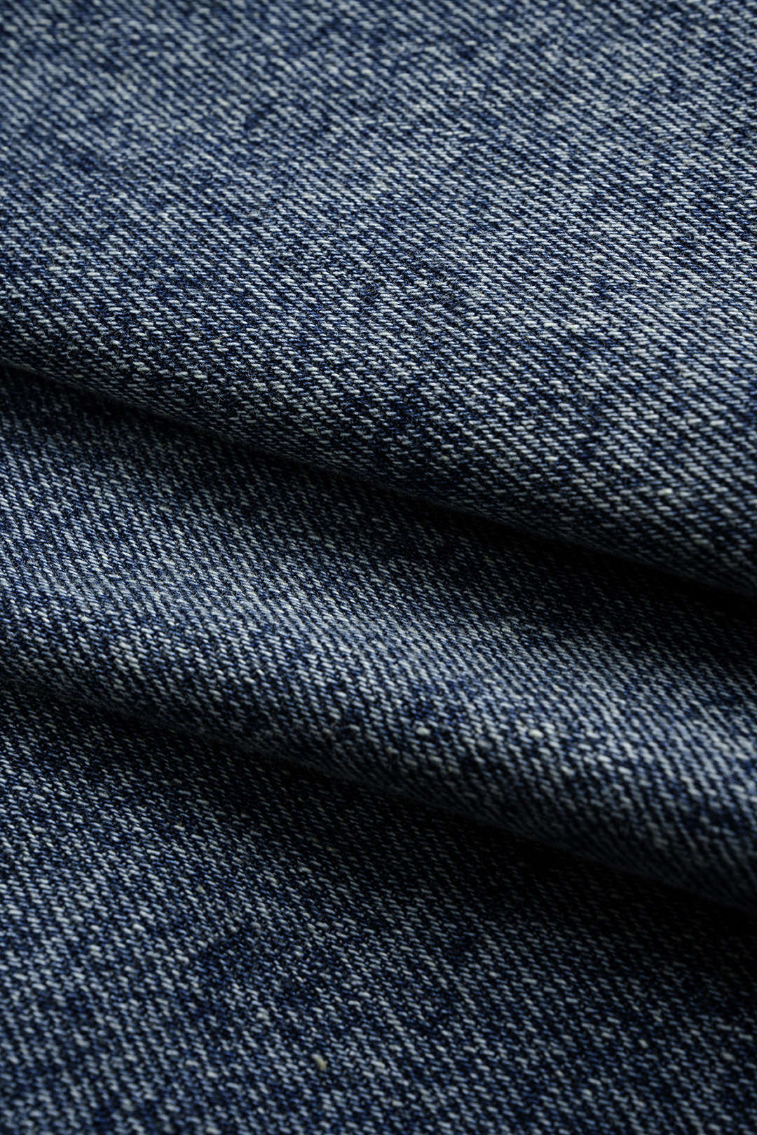 Denim item met revers en lange mouwen