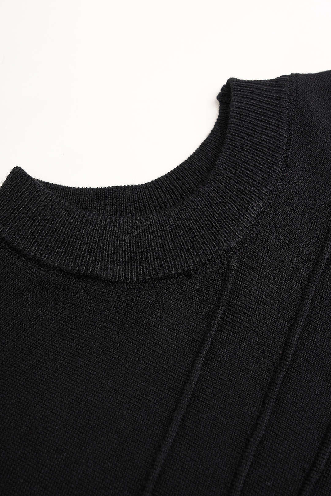 Gebreide geribde tanktop