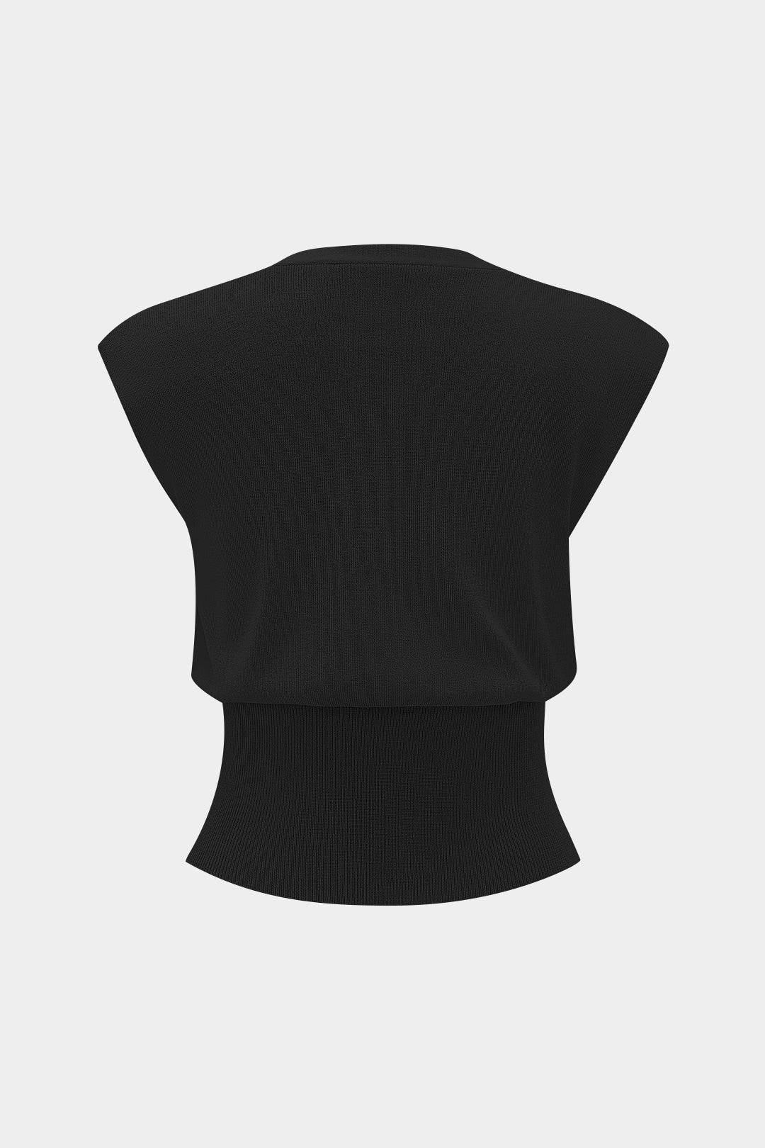 Karlijn - Gebreide tanktop met knoopjes