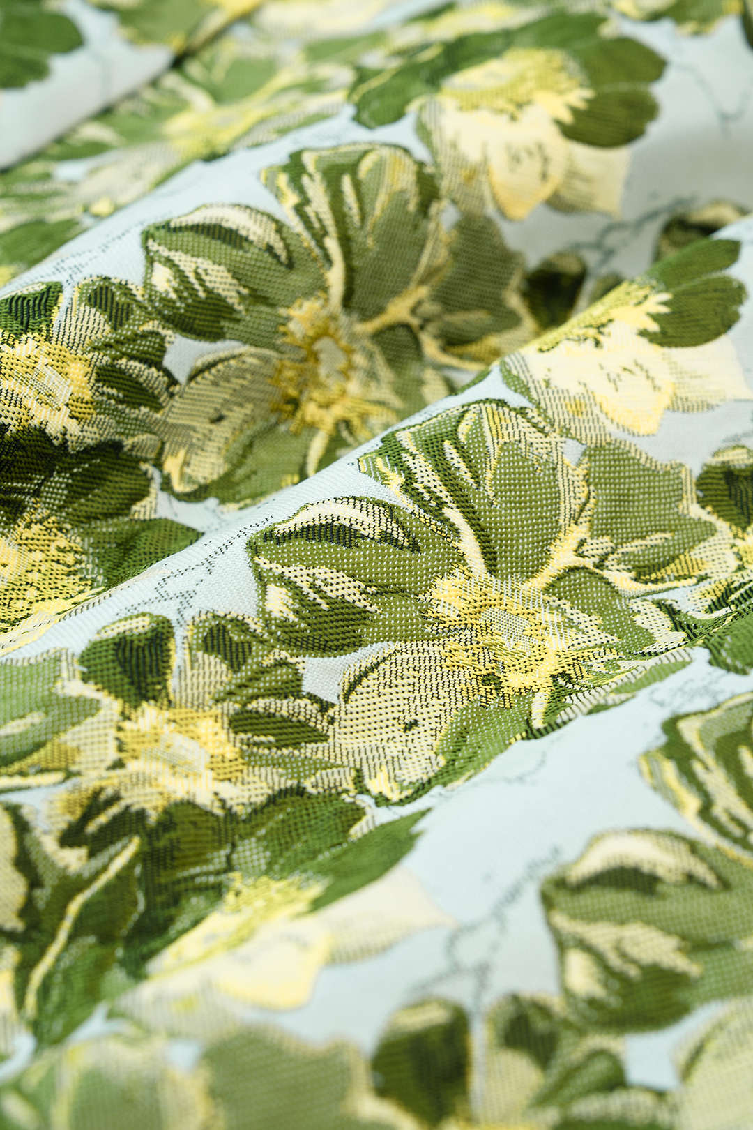 Bloemenprint jacquard short met wijde pijpen
