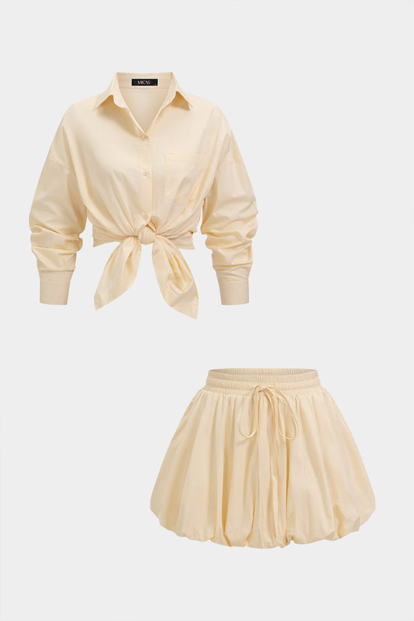 Evi - Set met blouse en rok